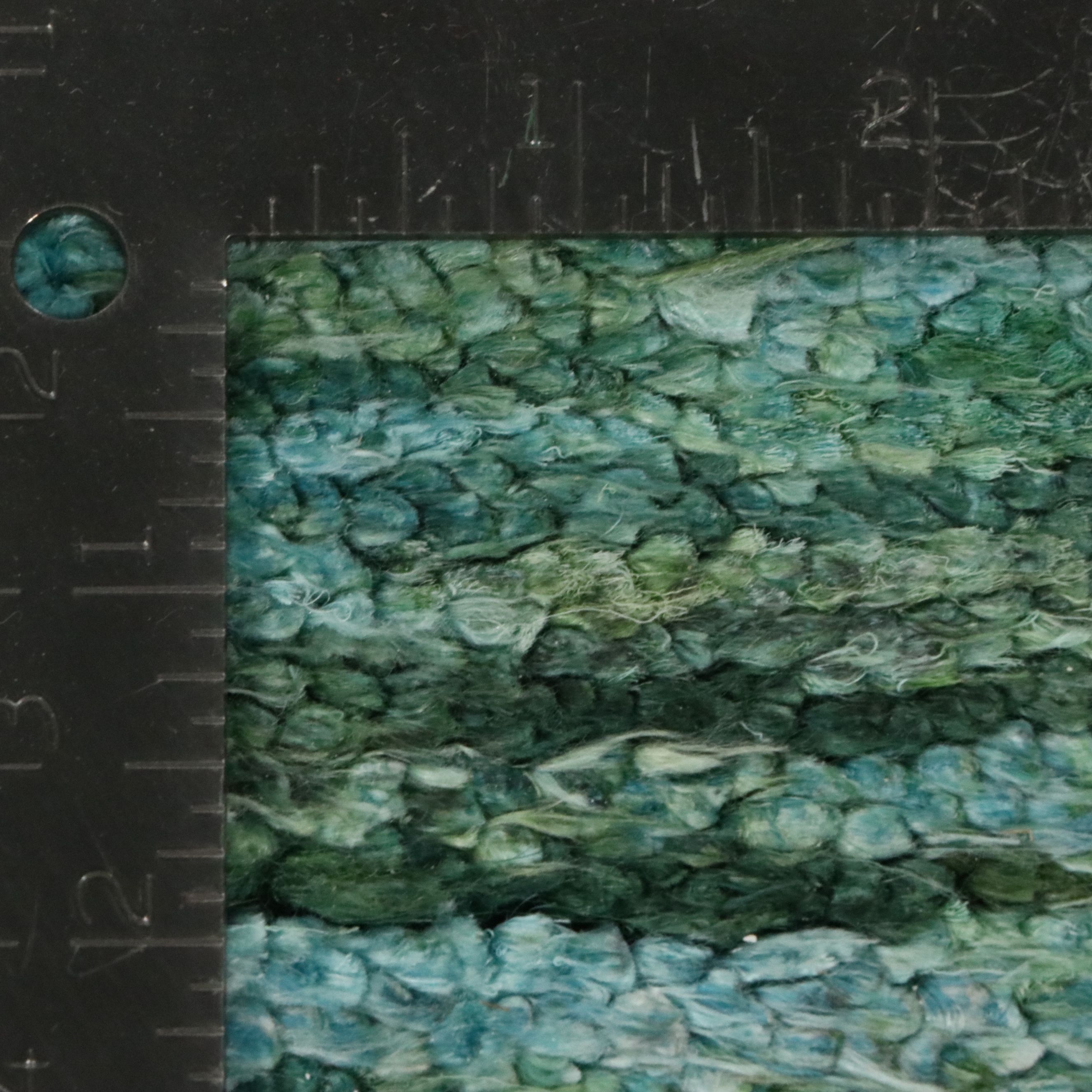 4'11 x 7'9 Hand-Tufted Surya "Static" Collection Textured Artsilk Area Rug