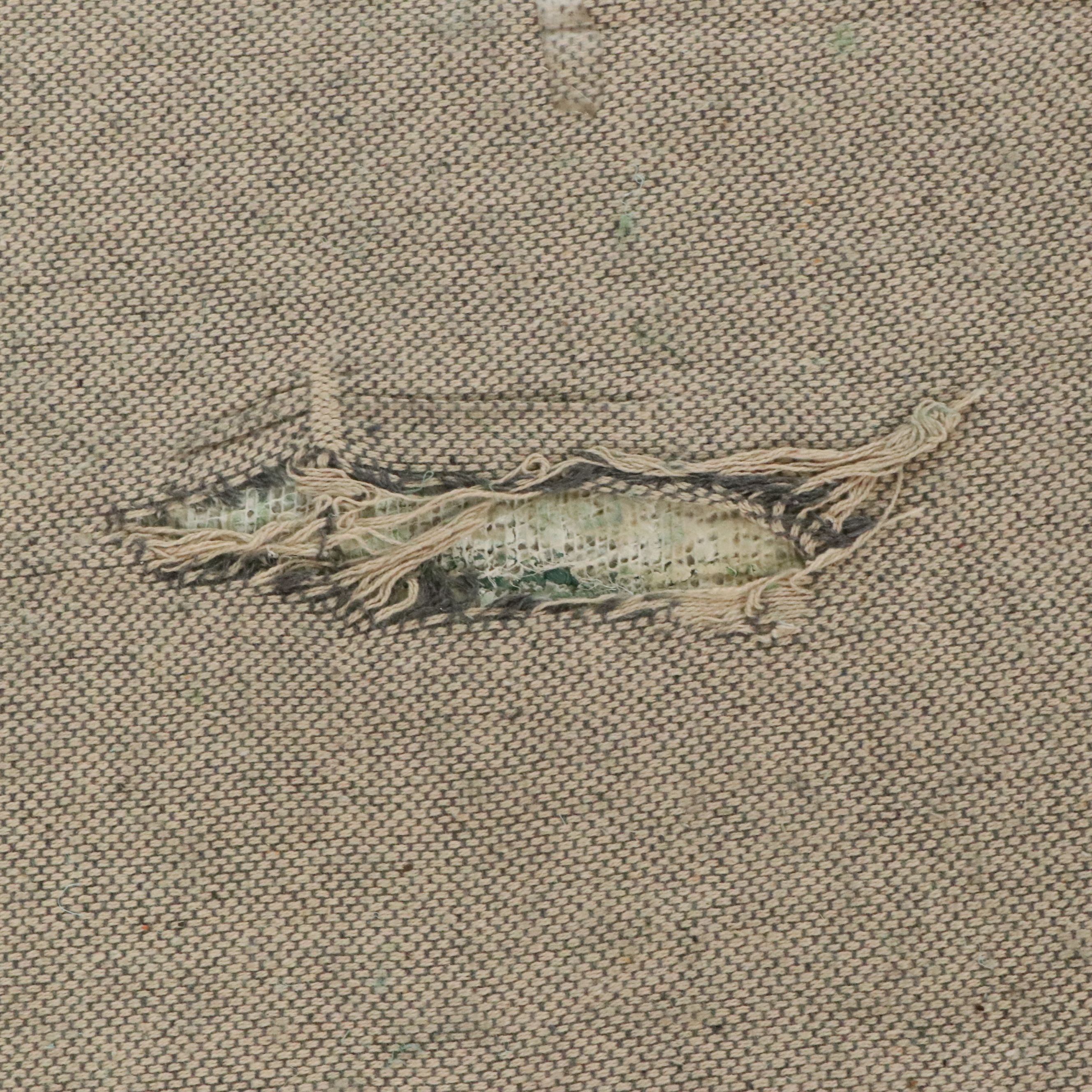 4'11 x 7'9 Hand-Tufted Surya "Static" Collection Textured Artsilk Area Rug