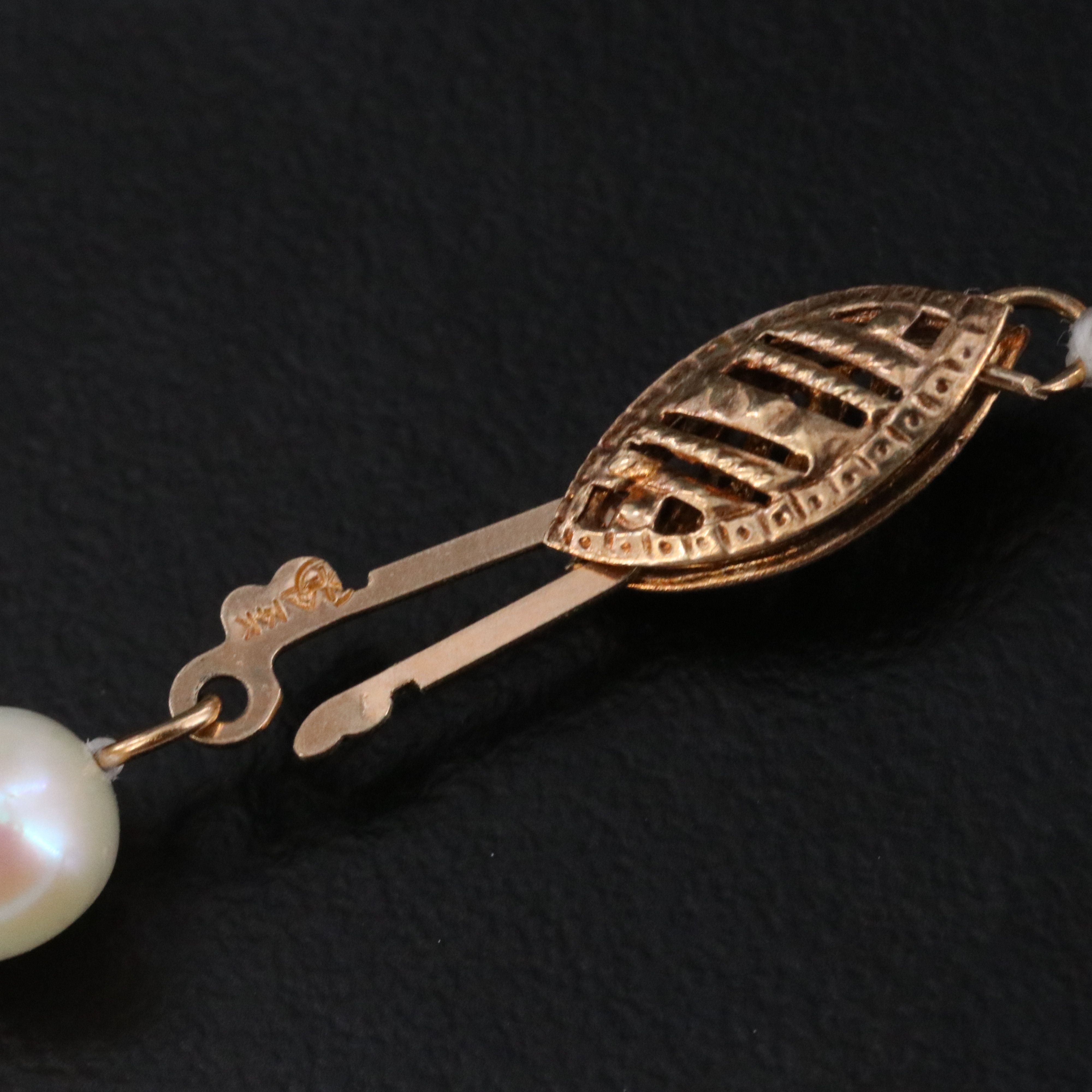 14K Pearl and Jadeite Necklace