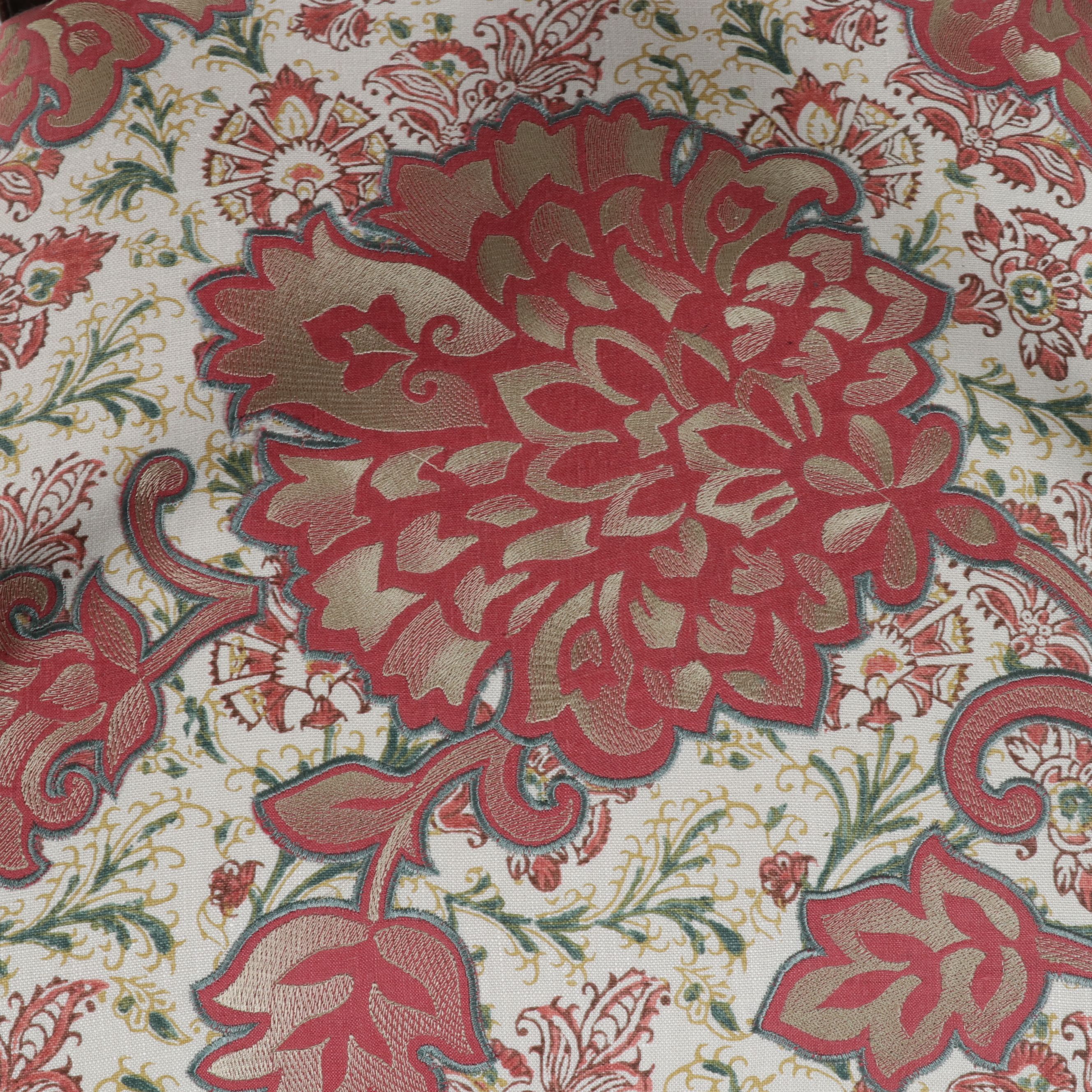 Regency Style Mahogany Open Armchair, 20th Century