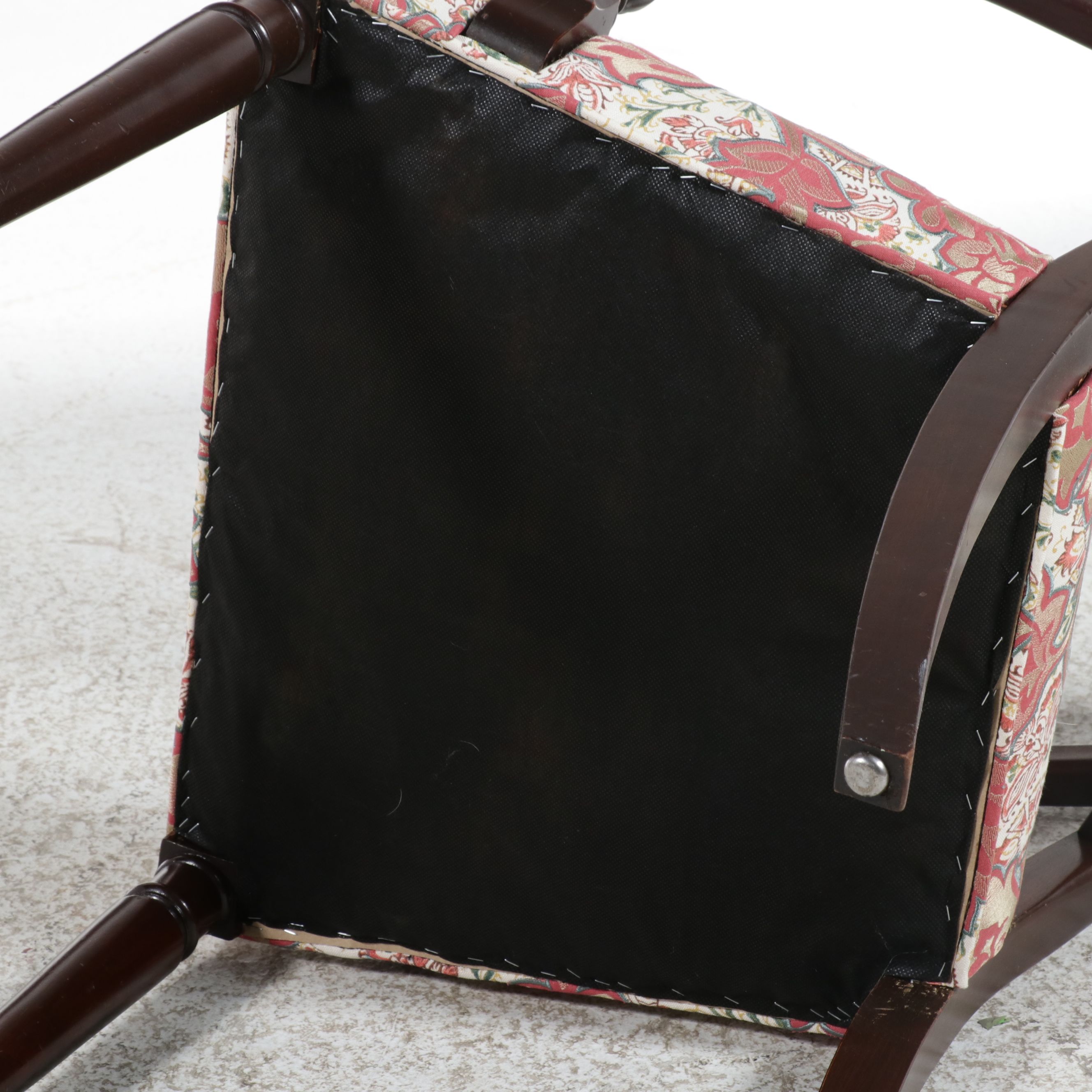 Regency Style Mahogany Open Armchair, 20th Century