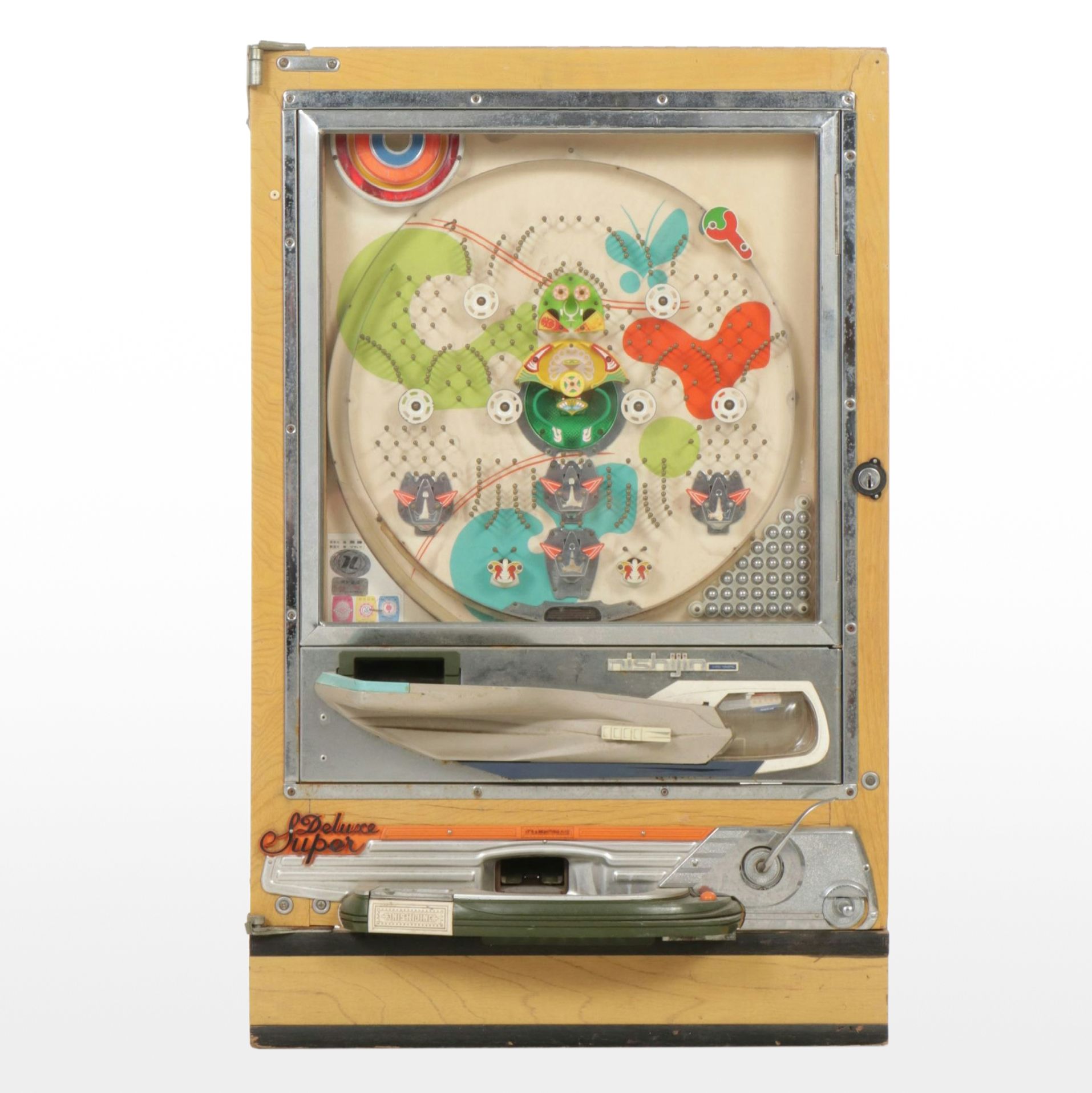 Nishijin "Shiroi-Kamome" Pachinko Machine, Mid to Late 20th Century