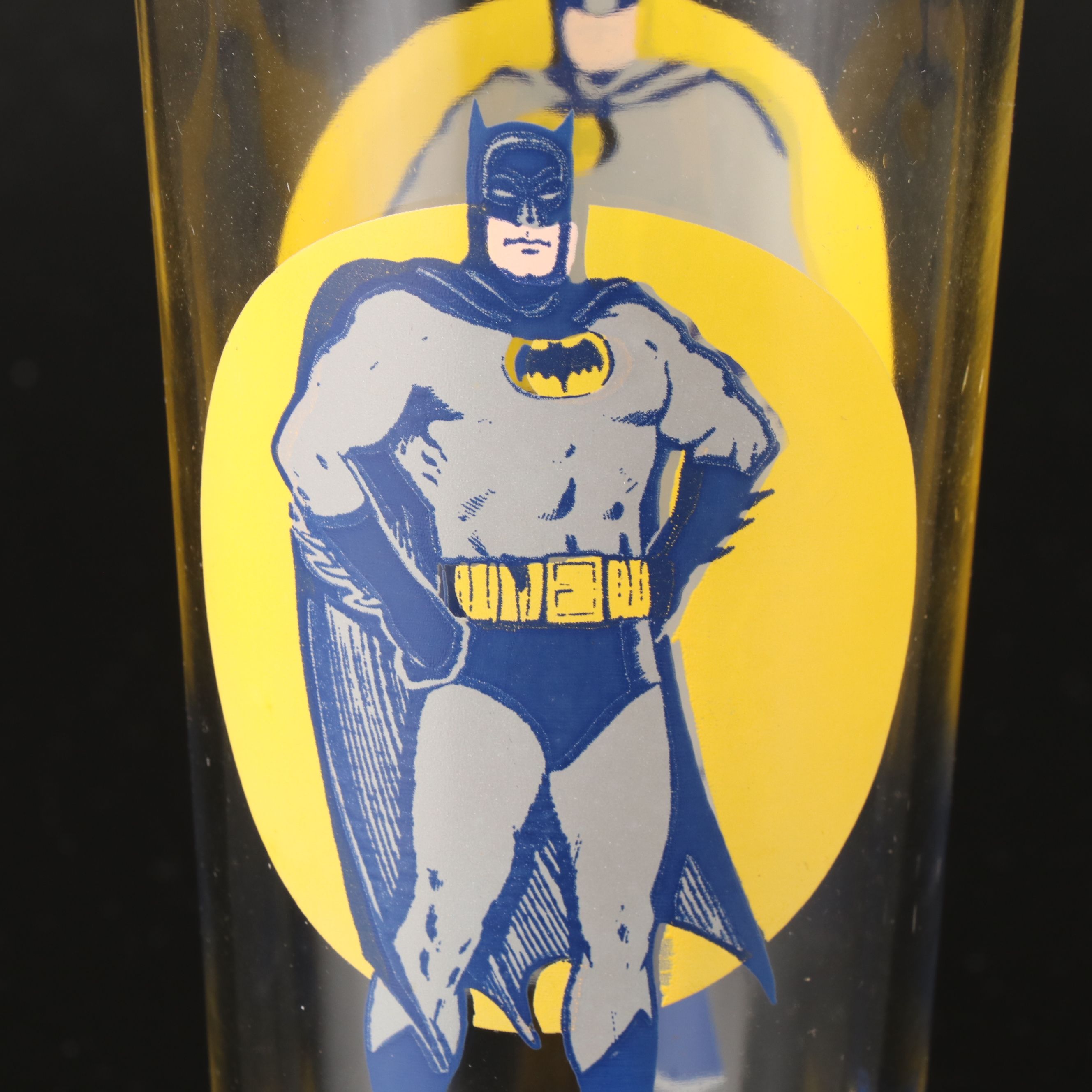 Pepsi Collector Series "Sylvester" and "Batman" with More Glassware, 1973