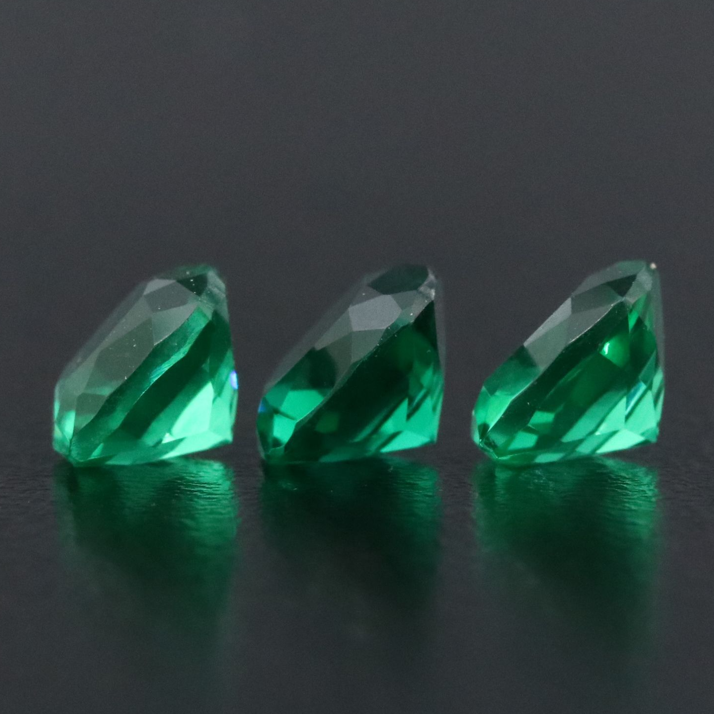 Loose 3.84 CTW Imitation Emeralds