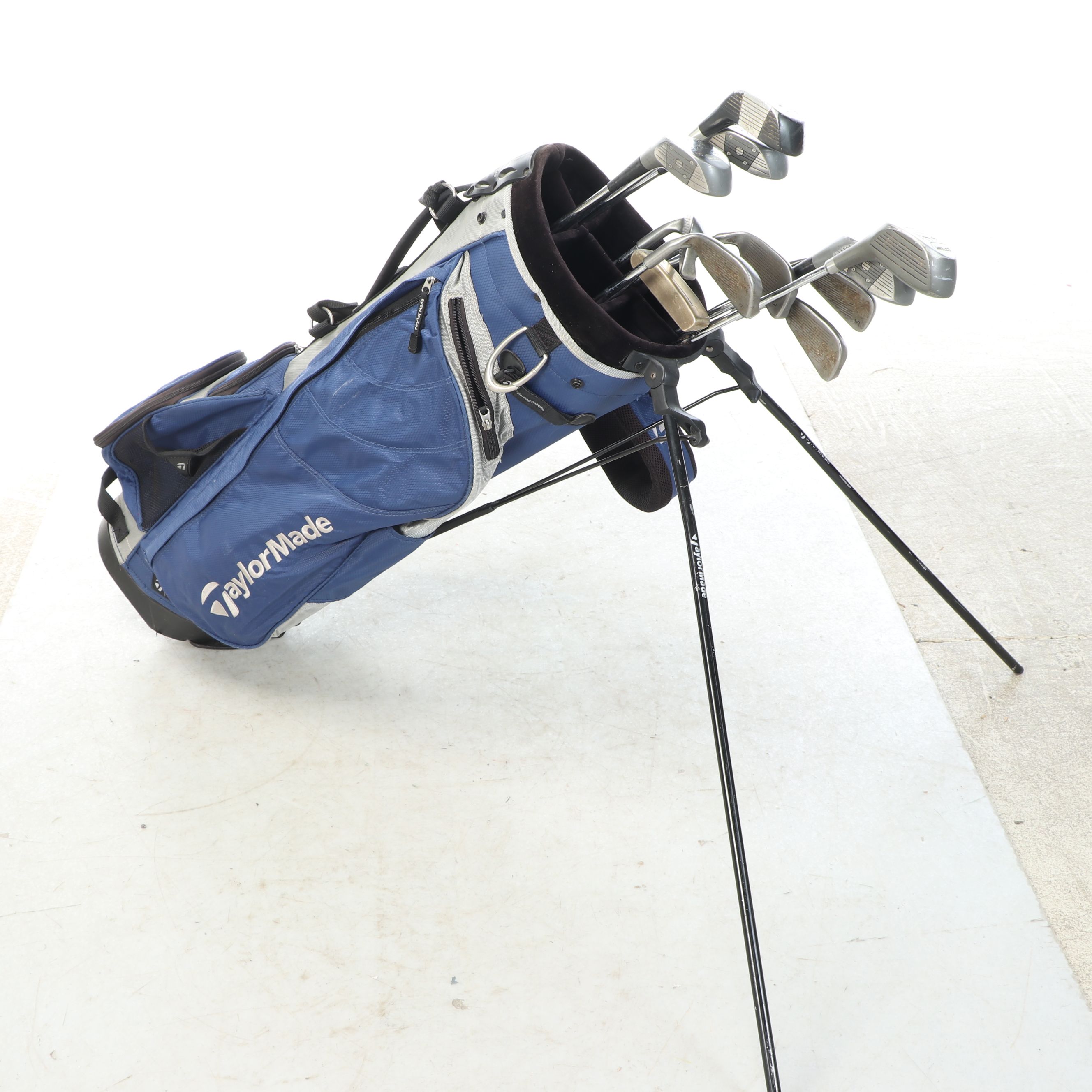 Karsten "Ping Zing" and Other Golf Clubs with TaylorMade Bag