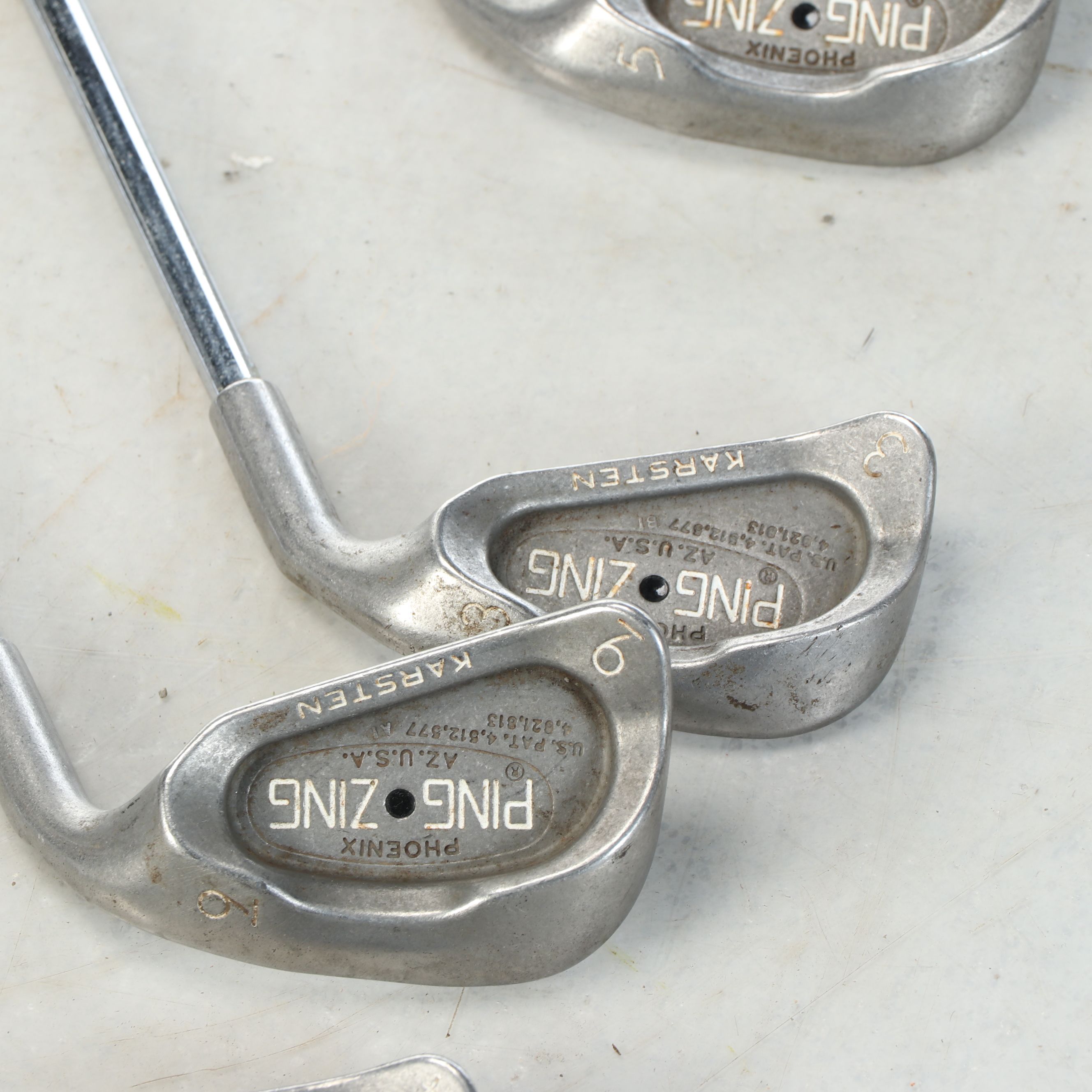 Karsten "Ping Zing" and Other Golf Clubs with TaylorMade Bag