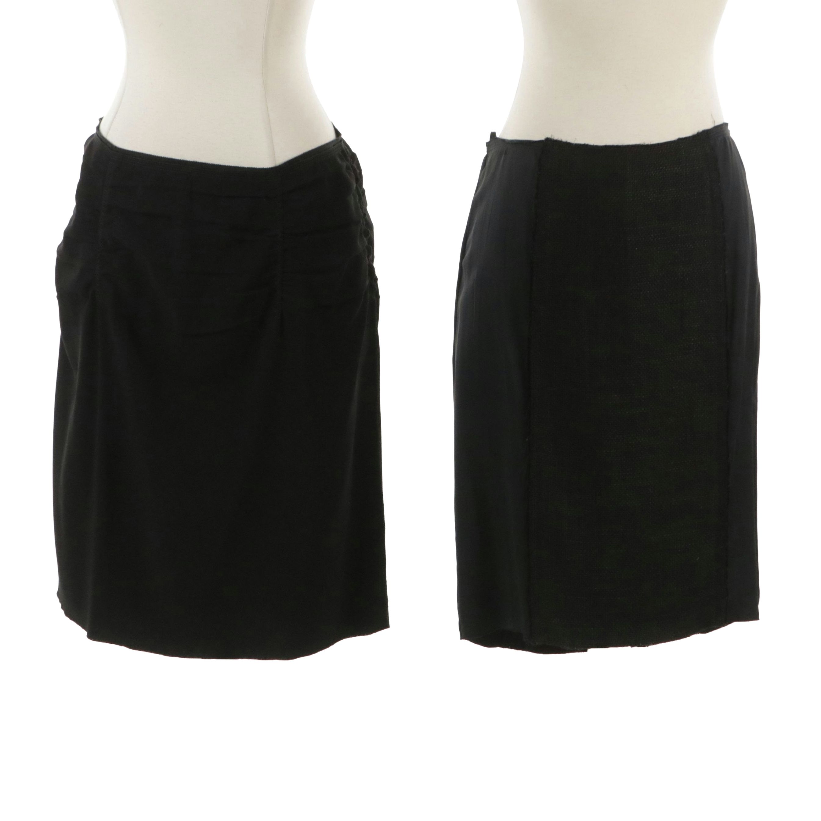 Prada Black Skirts