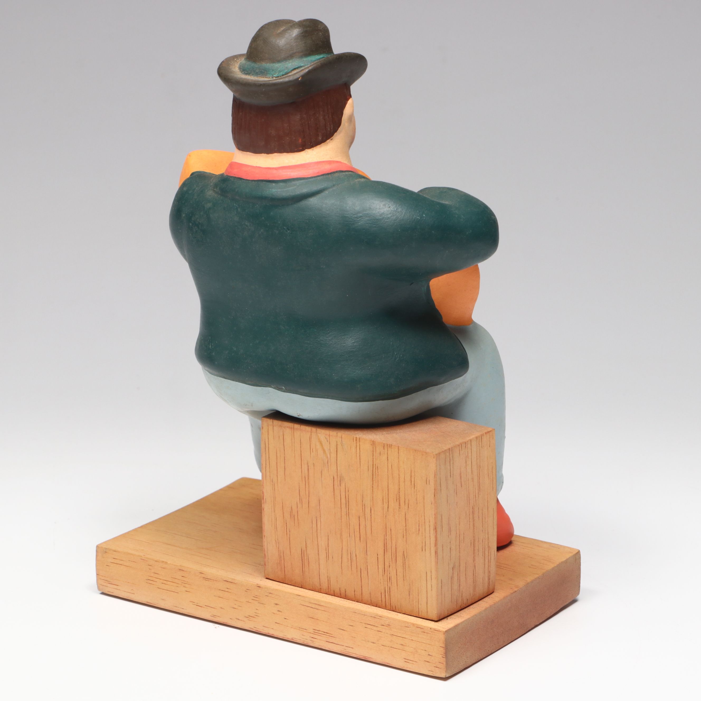 Flamenco Dancer with Dancing Couple and Man Playing Guitar Ceramic Figures