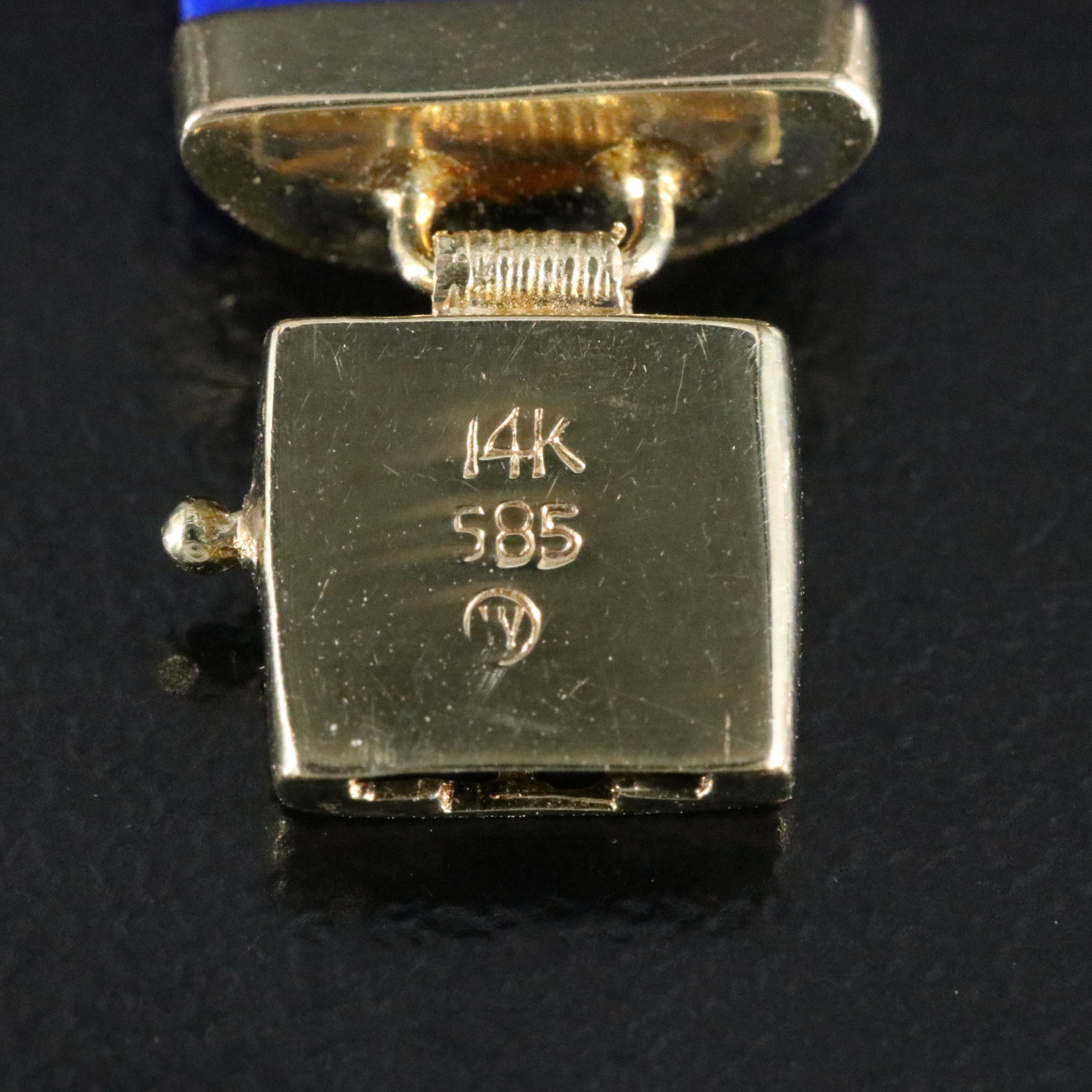 14K Lapis Lazuli Bracelet