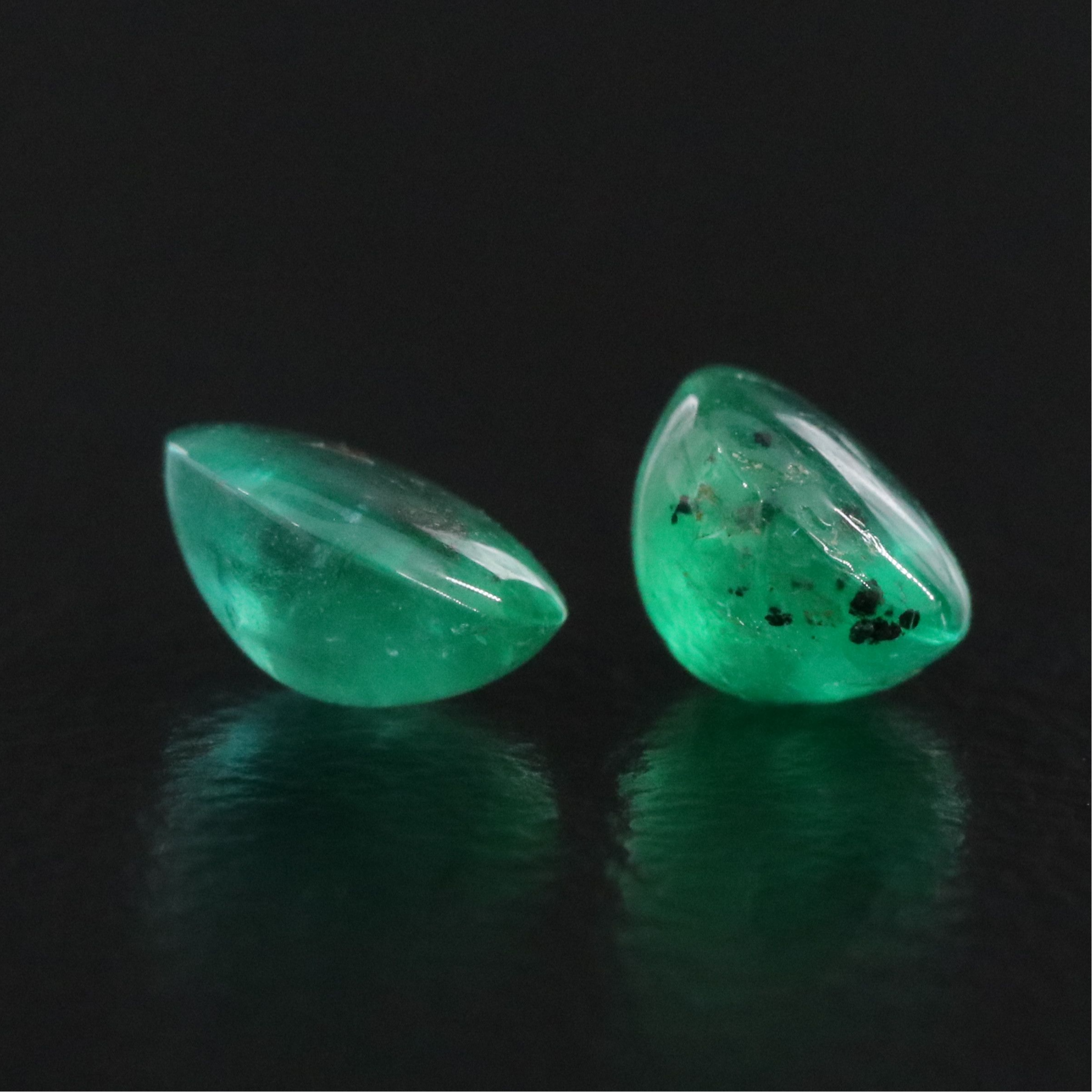 Loose 1.59 CTW Emerald Pair