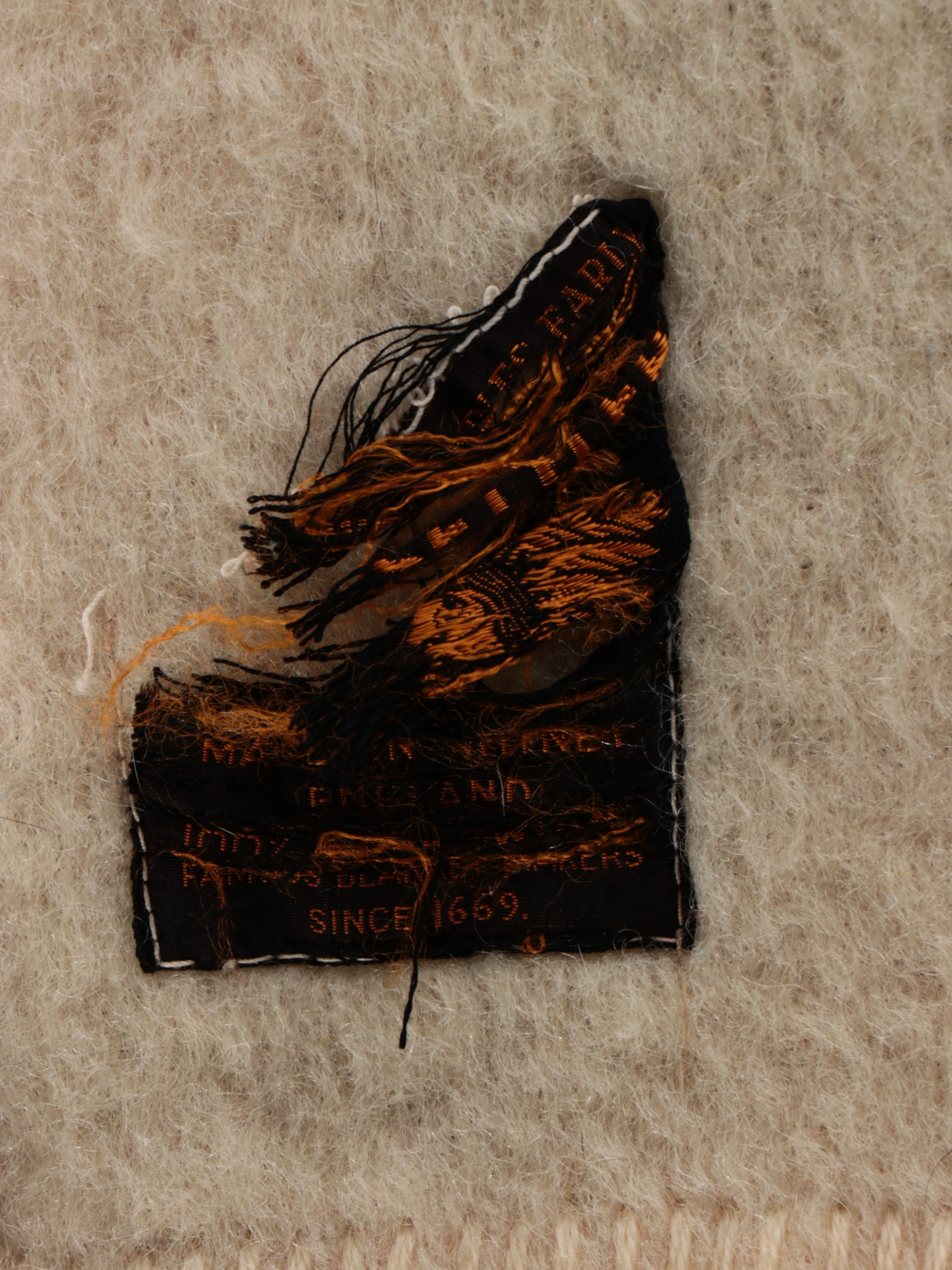 Early's English Striped Wool Blanket