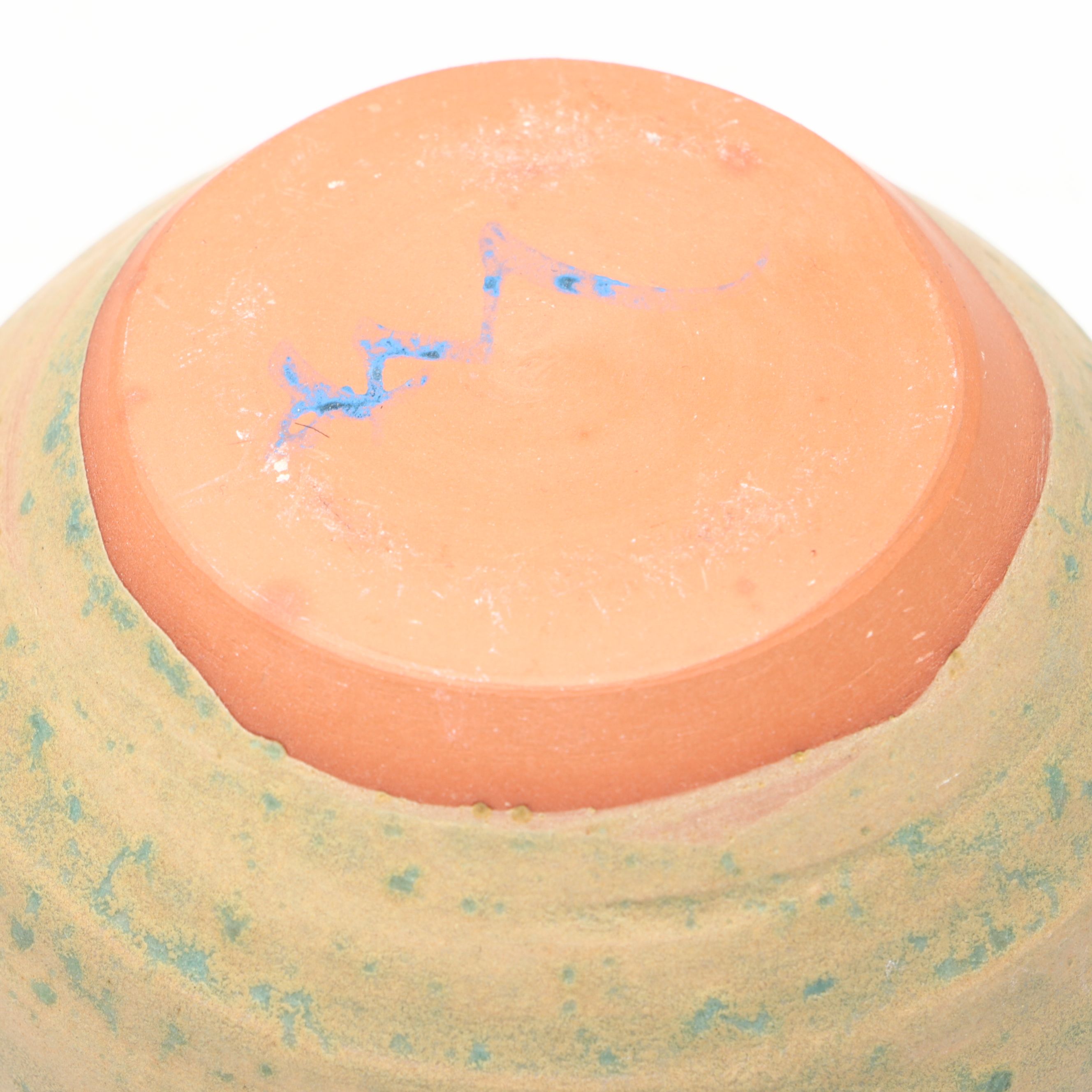 Rustic Italian Ceramic Basket with Other Studio Pottery Lidded Jars and Pitcher