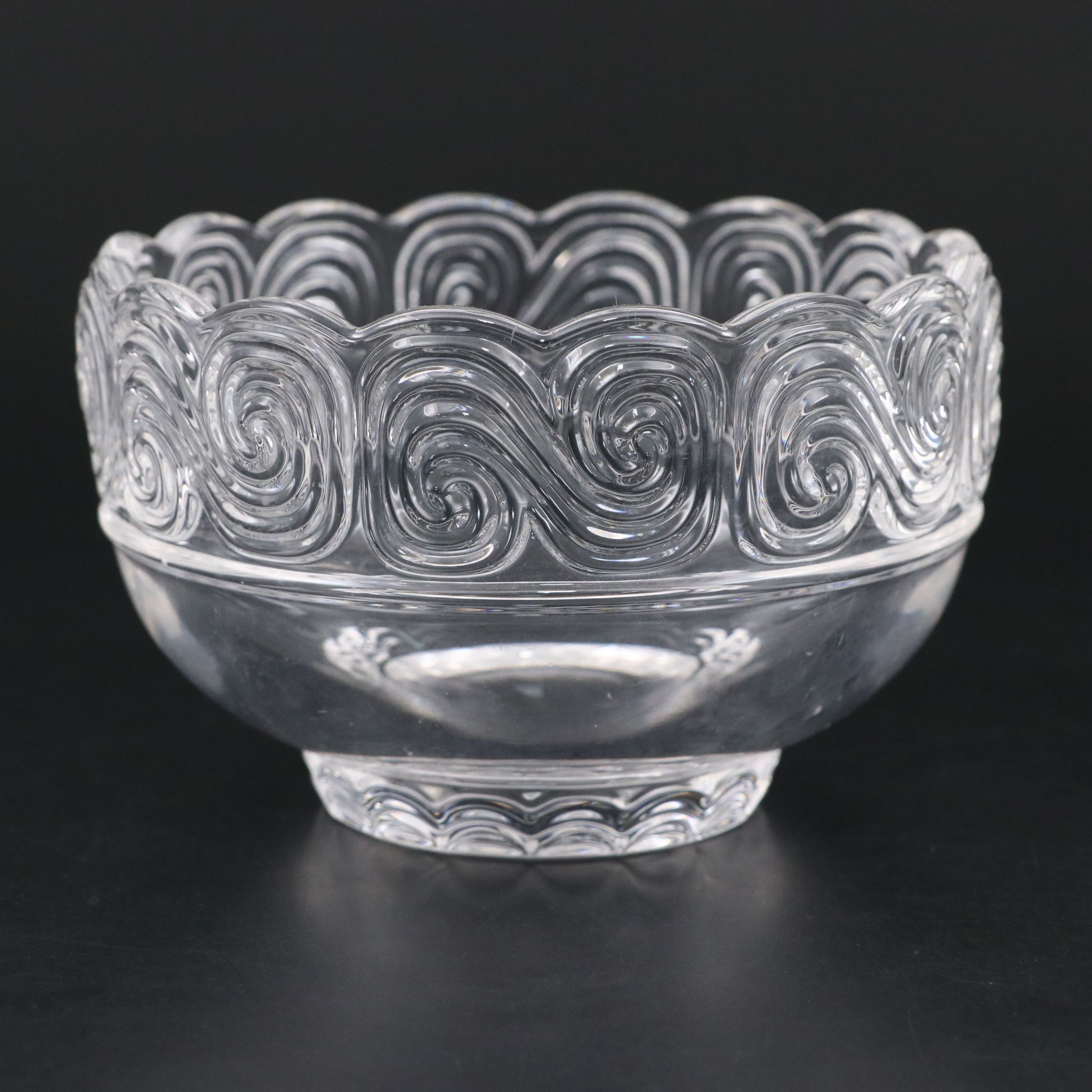 Tiffany & Co. Louis Comfort Tiffany Collection Round Crystal Bowl