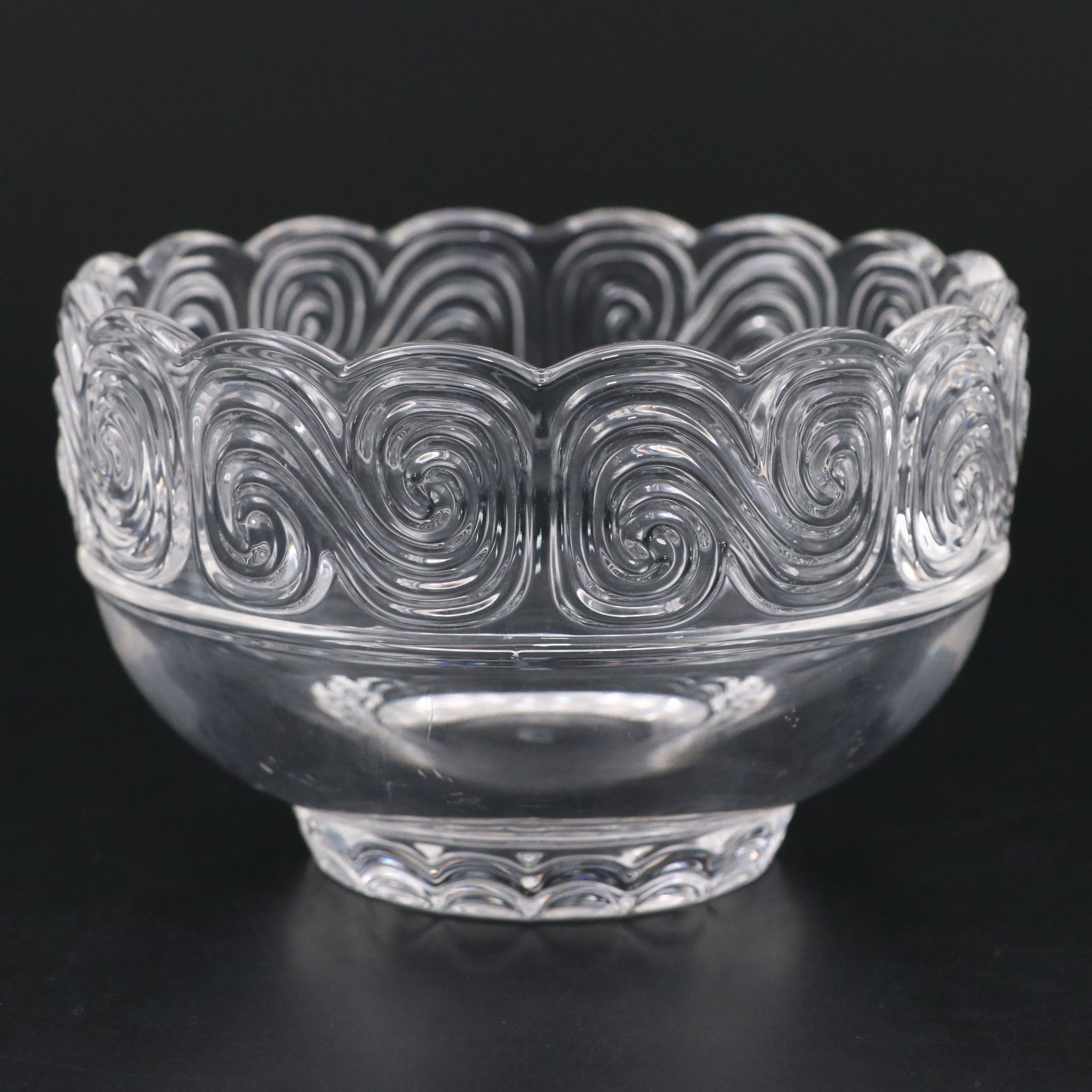 Tiffany & Co. Louis Comfort Tiffany Collection Round Crystal Bowl