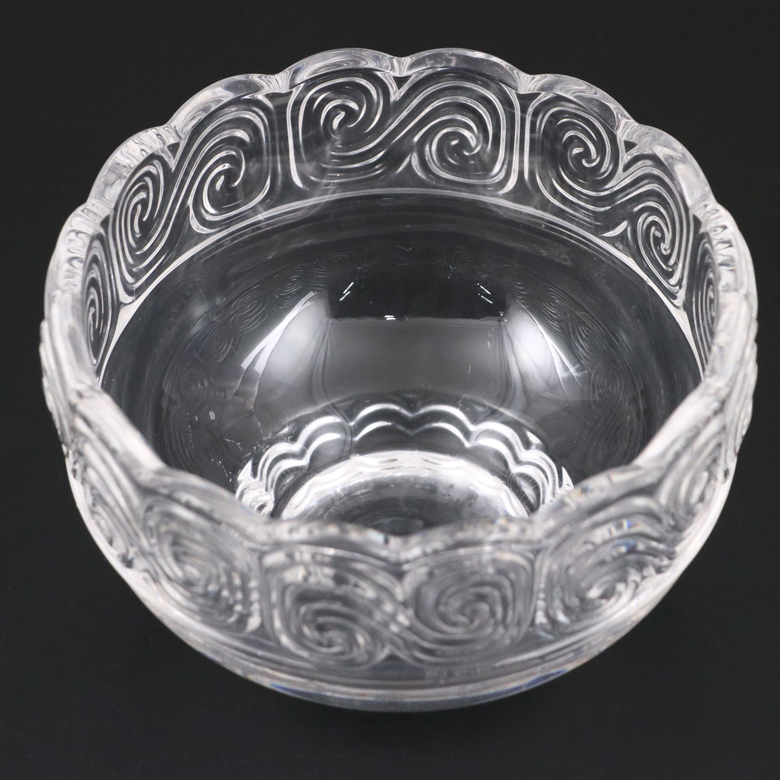 Tiffany & Co. Louis Comfort Tiffany Collection Round Crystal Bowl