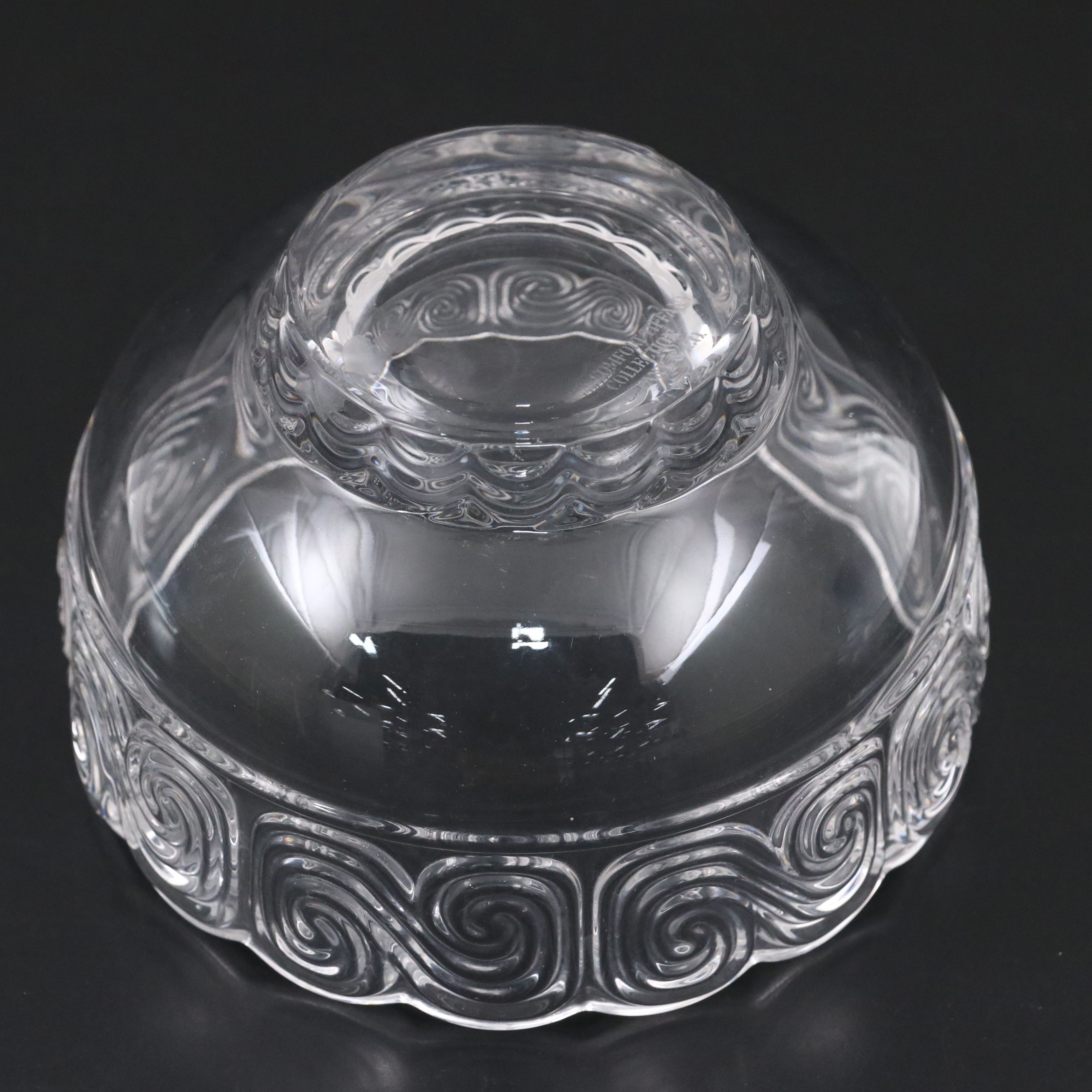 Tiffany & Co. Louis Comfort Tiffany Collection Round Crystal Bowl