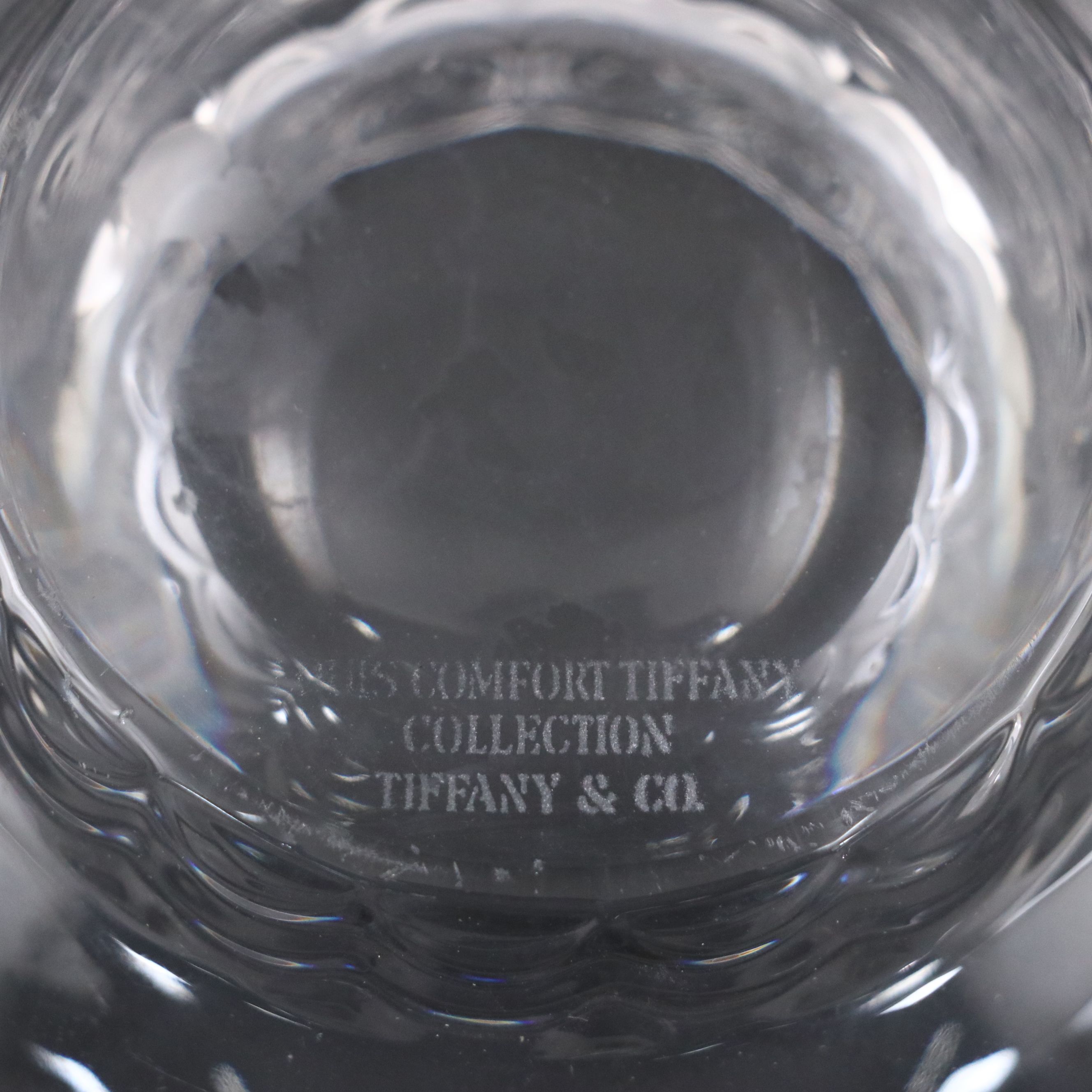Tiffany & Co. Louis Comfort Tiffany Collection Round Crystal Bowl