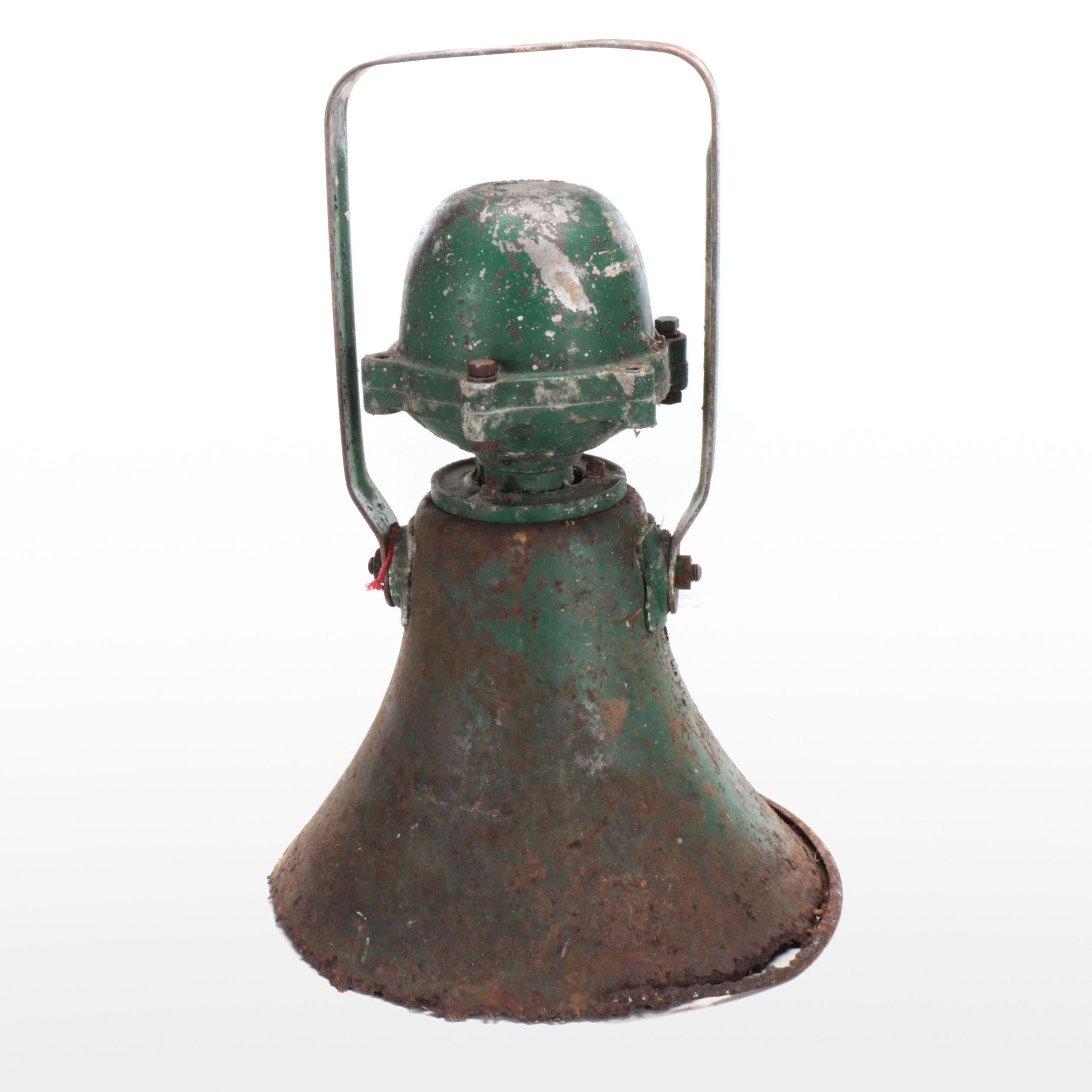 University Loudspeakers Inc. Green Industrial Speaker, Mid-20th Century