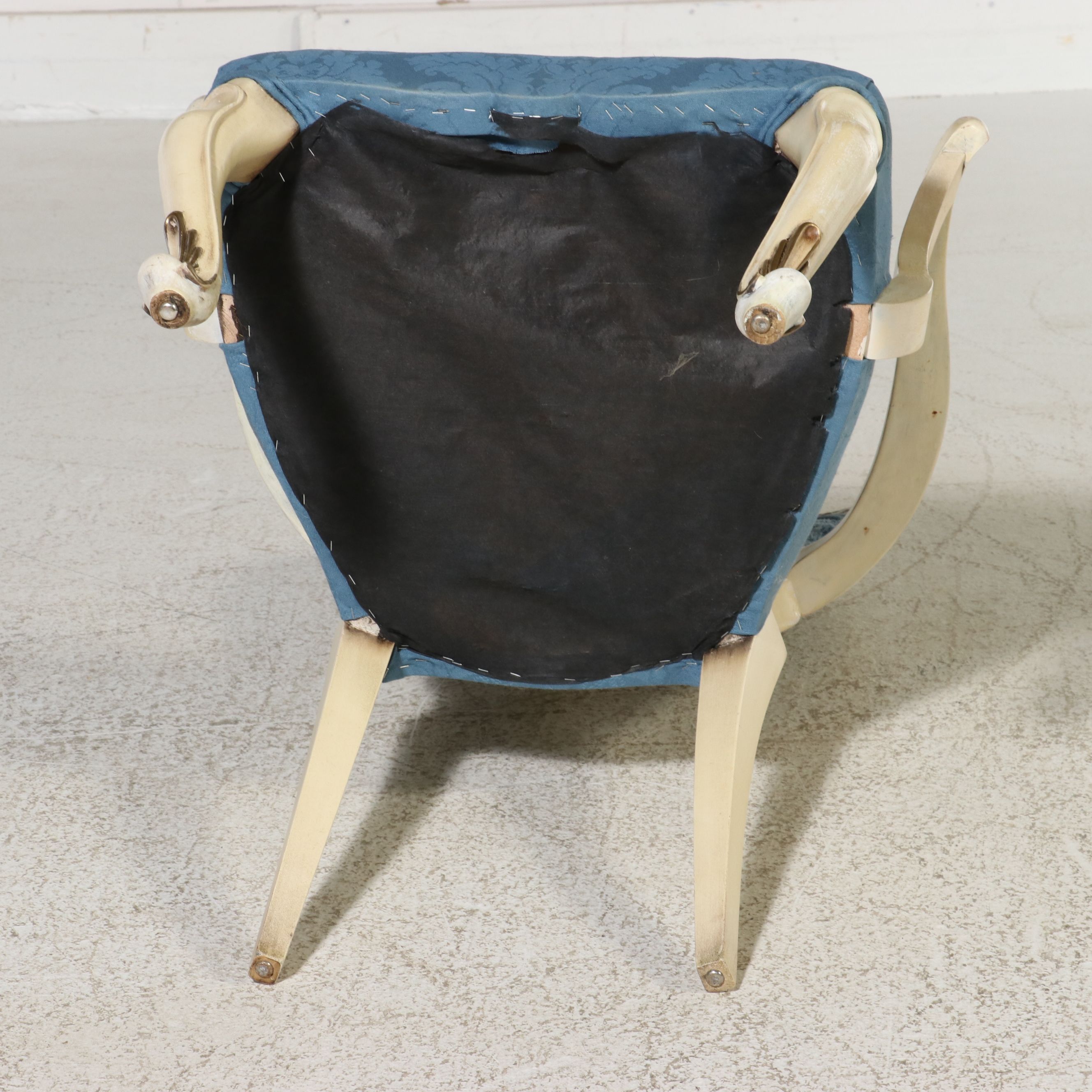 Seven-Piece French Provincial Style Dining Suite with Balloon-Back Chairs