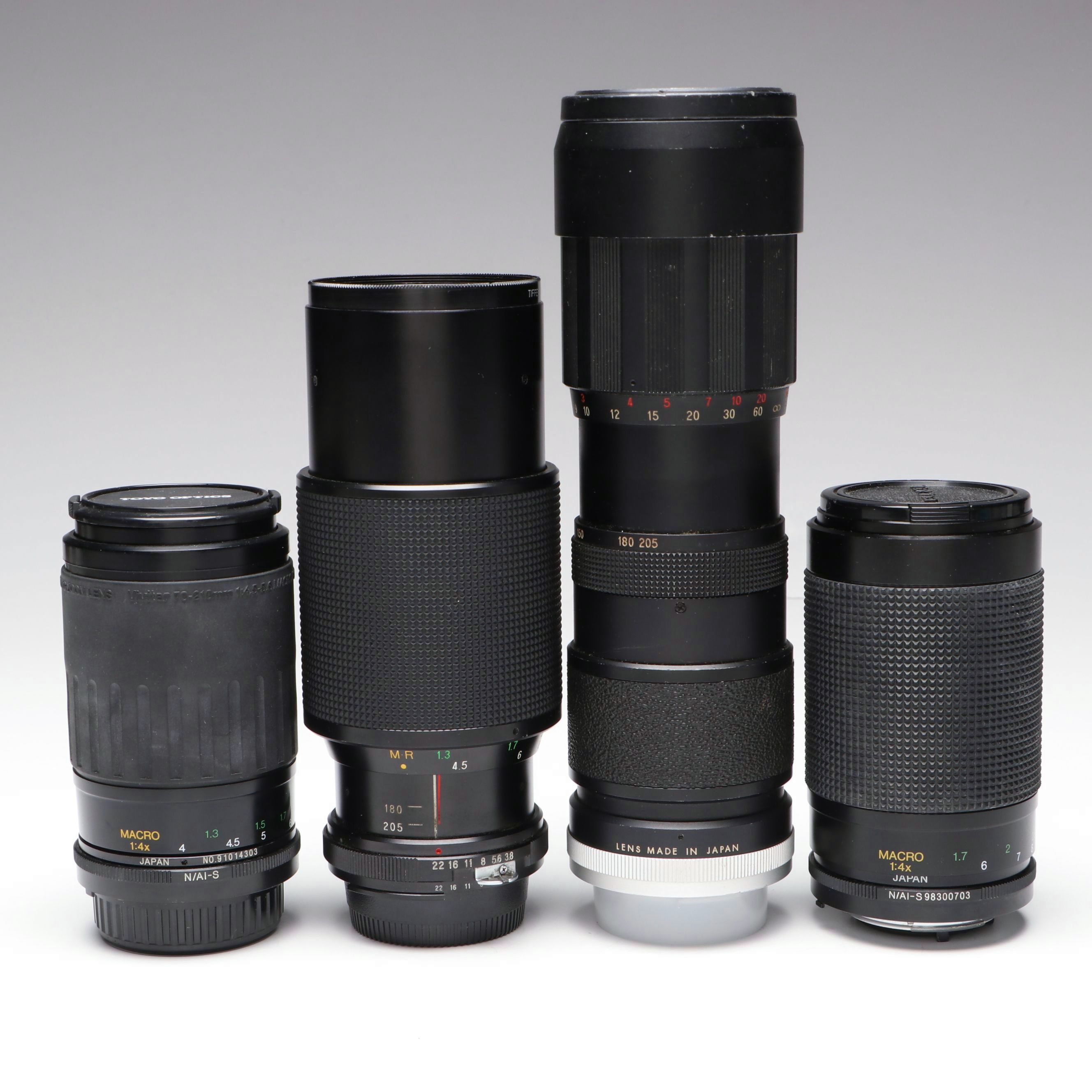 Panagor Tele Zoom Lens with Other Vivitar Lenses