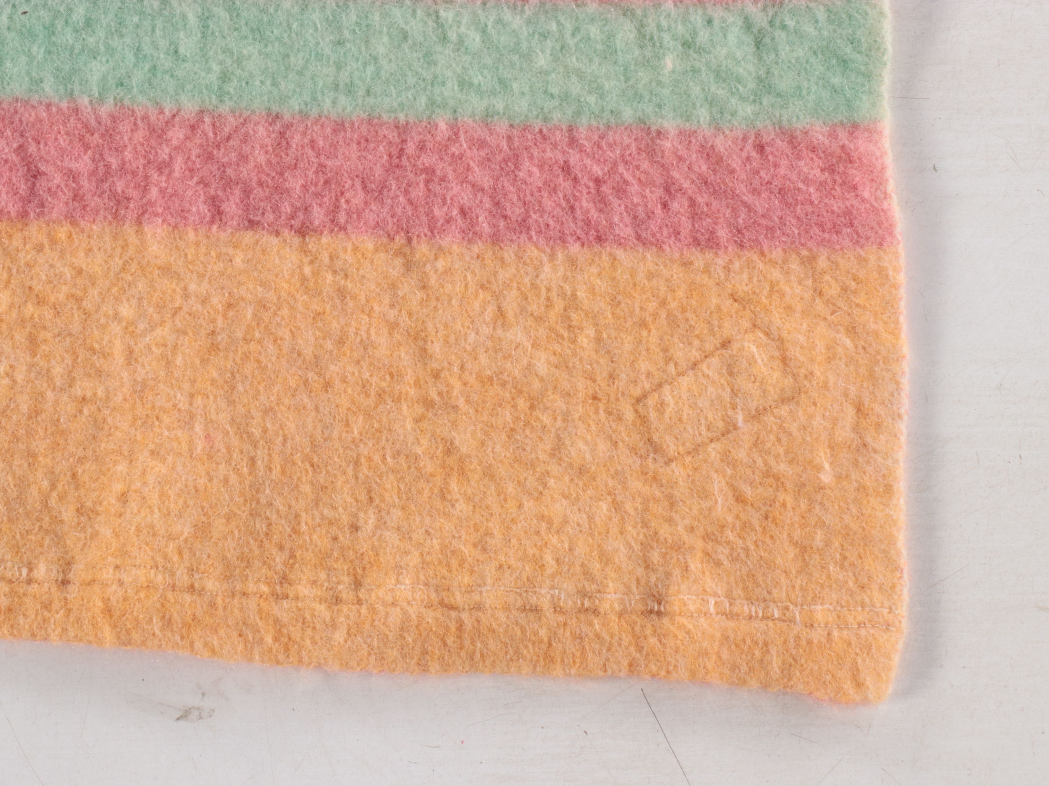 Ayer's Striped Wool Throw Blanket