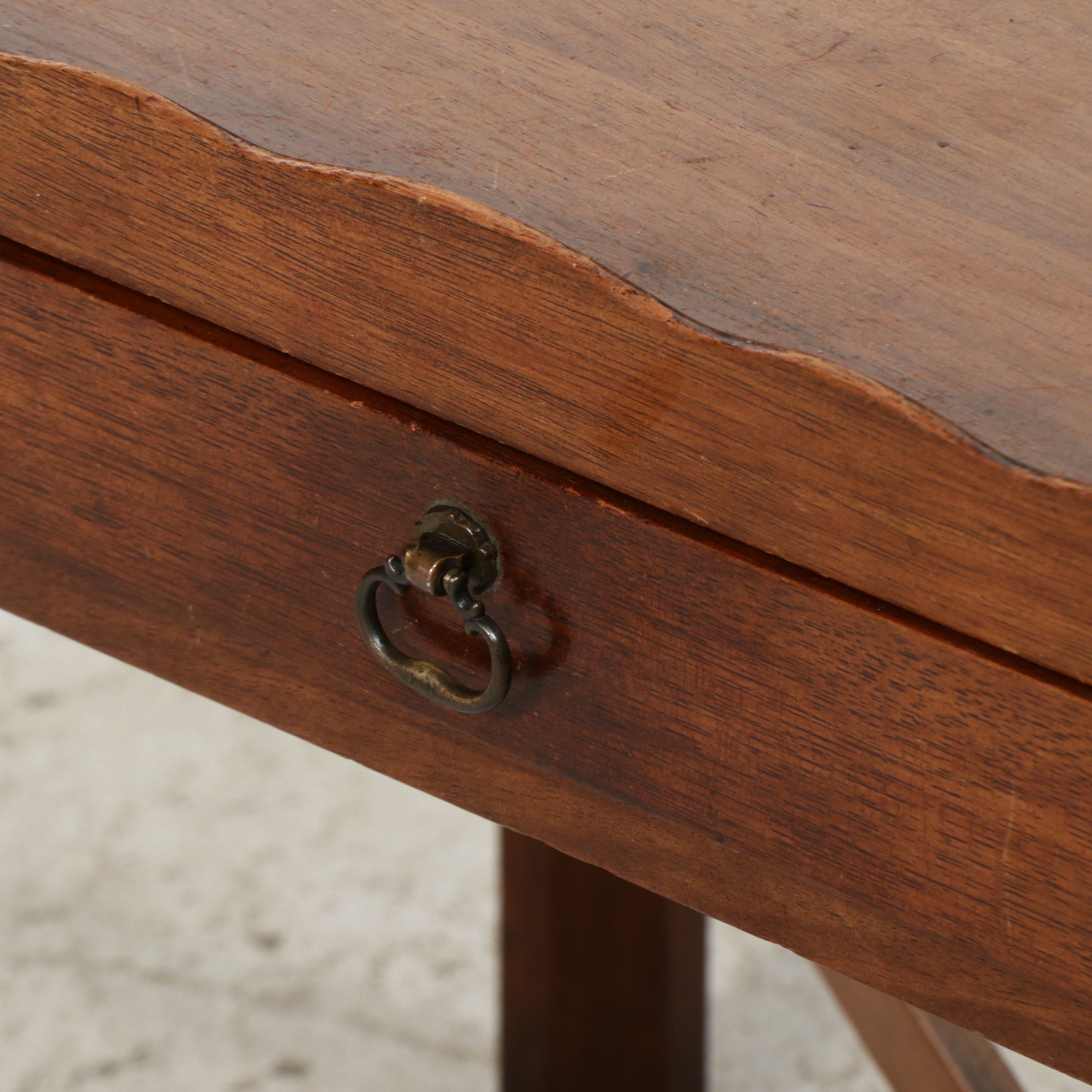 Georgian Style Mahogany Silver Table, 20th Century