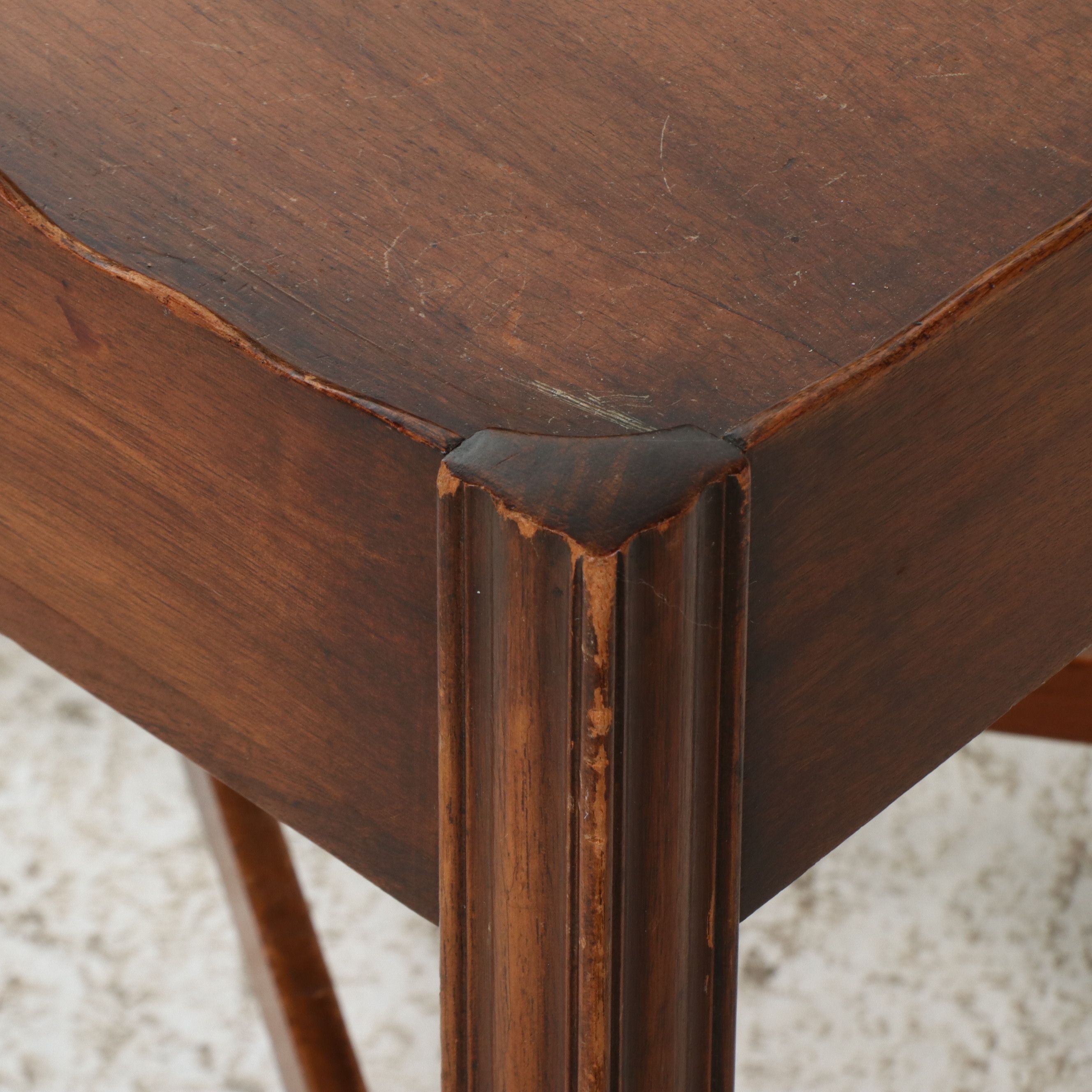 Georgian Style Mahogany Silver Table, 20th Century