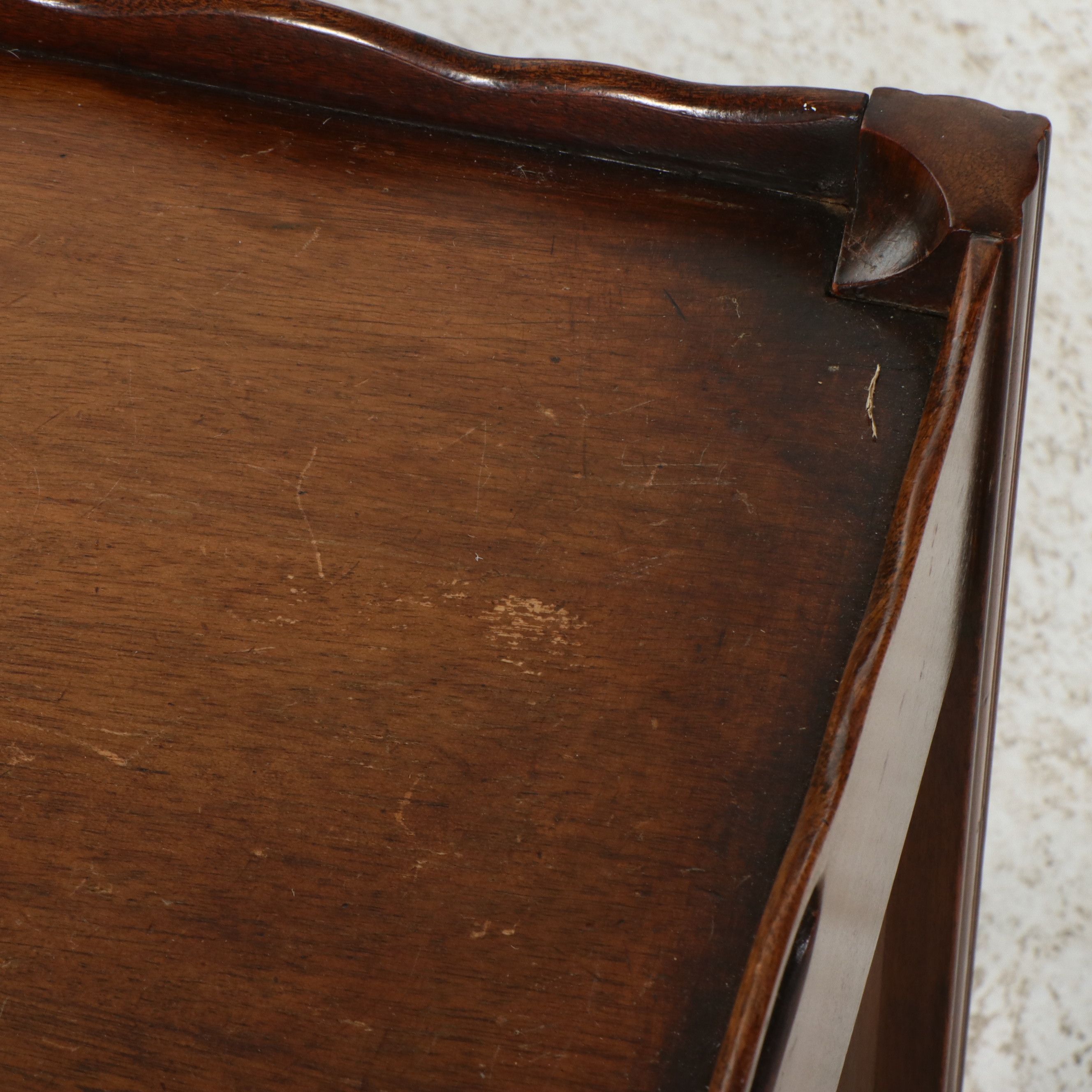 Georgian Style Mahogany Silver Table, 20th Century