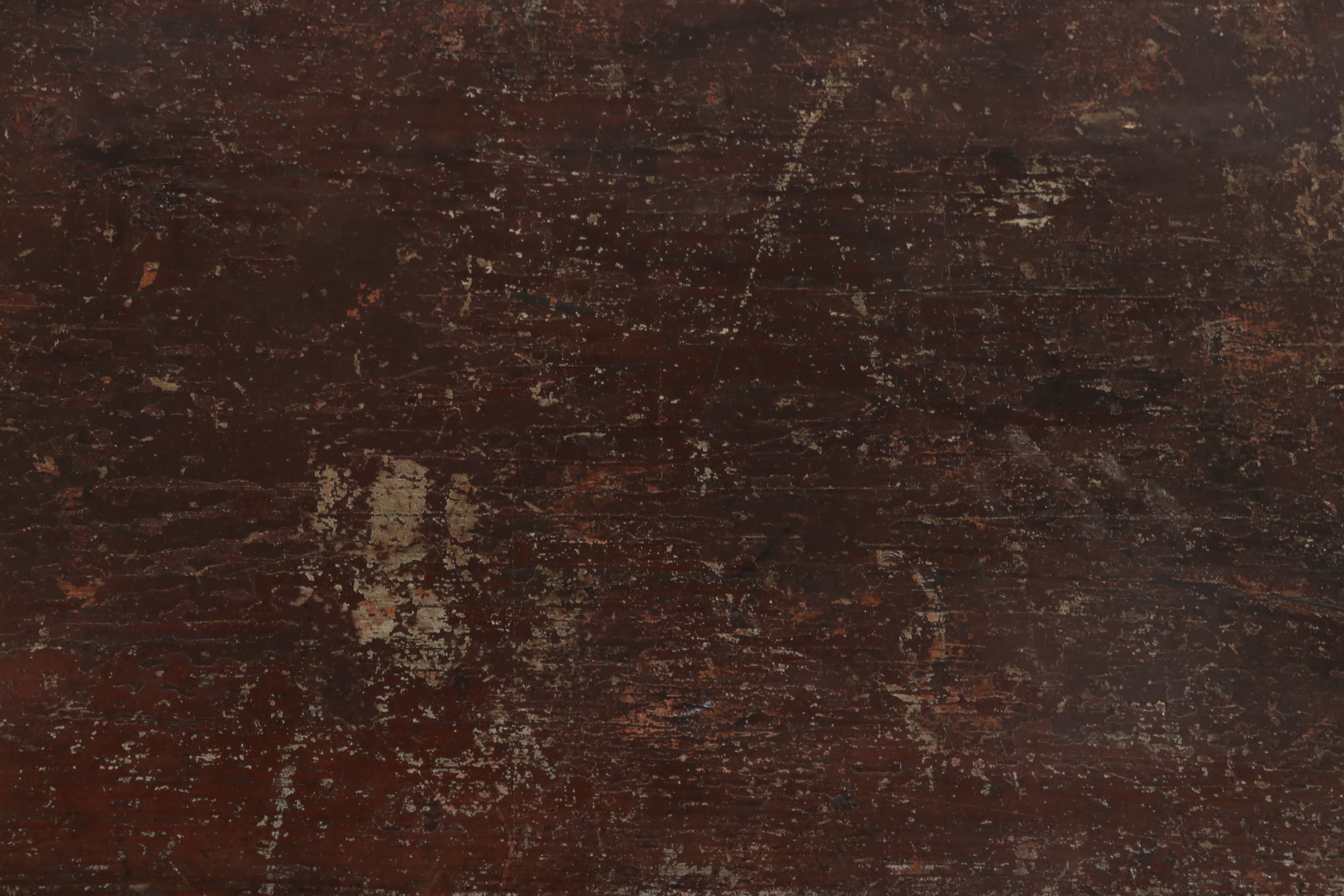 American Primitive Painted Pine Mule Chest, Early 19th Century