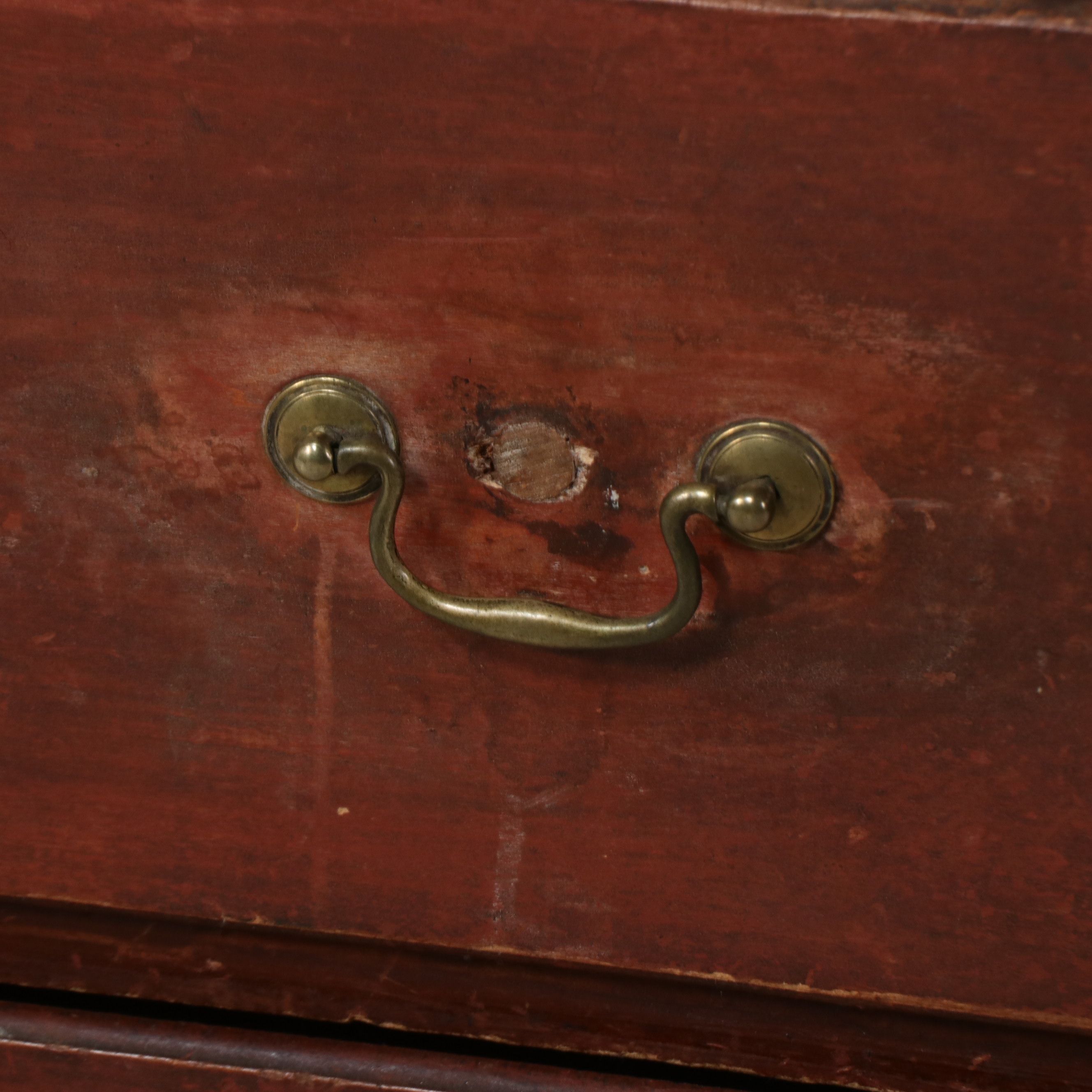 American Country Style Faux-Front Blanket Chest, Early to Mid-19th Century