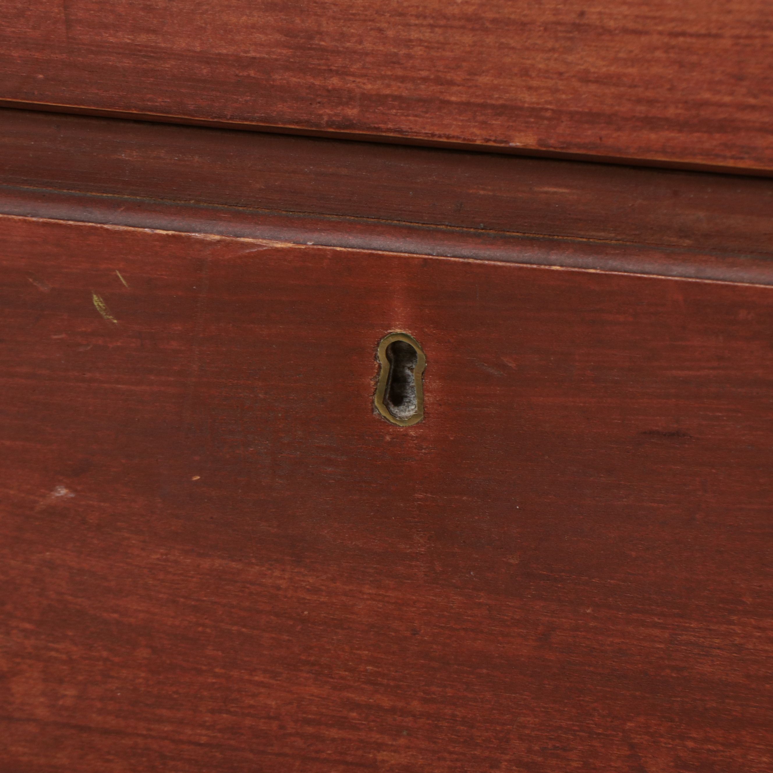 American Country Style Faux-Front Blanket Chest, Early to Mid-19th Century