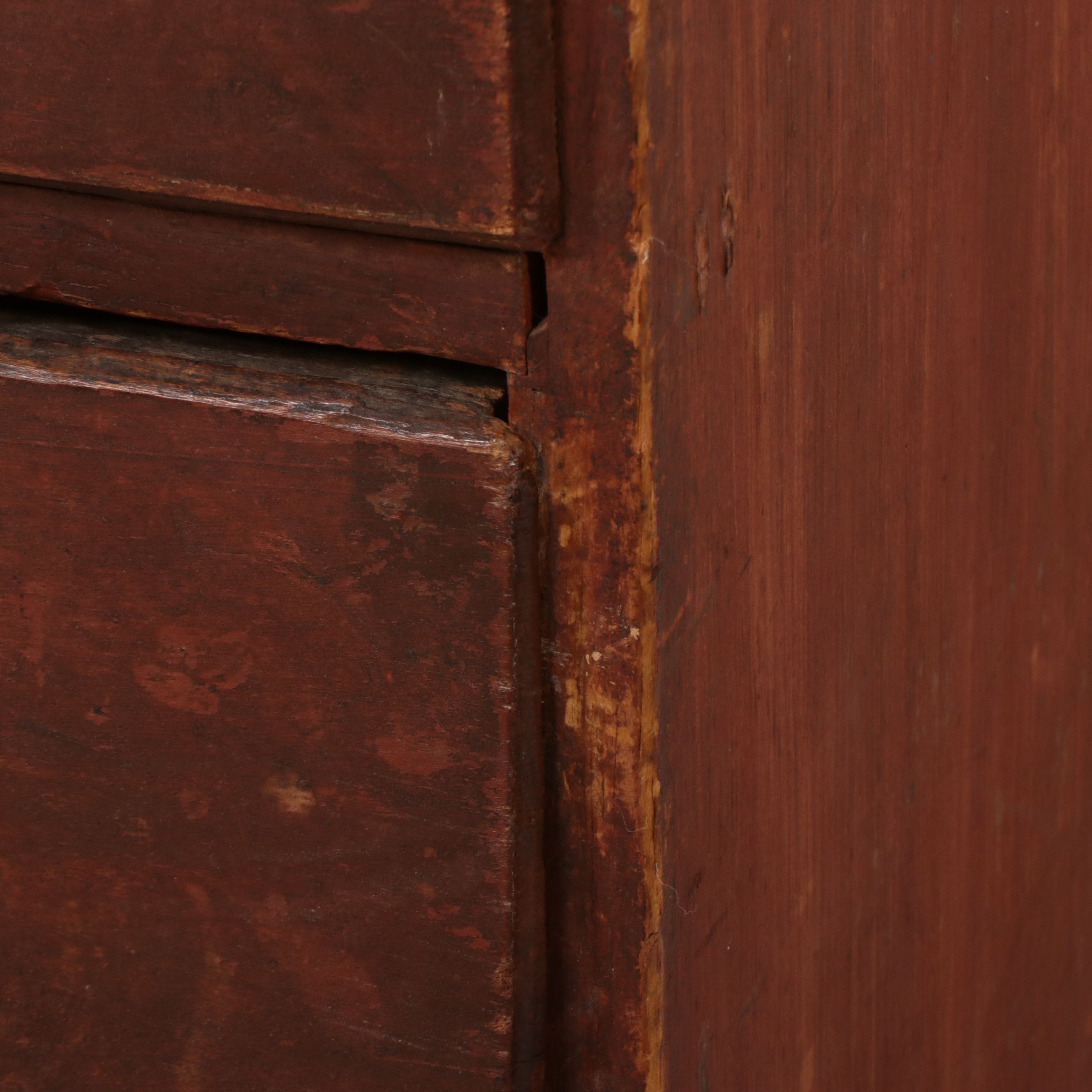 American Country Style Faux-Front Blanket Chest, Early to Mid-19th Century