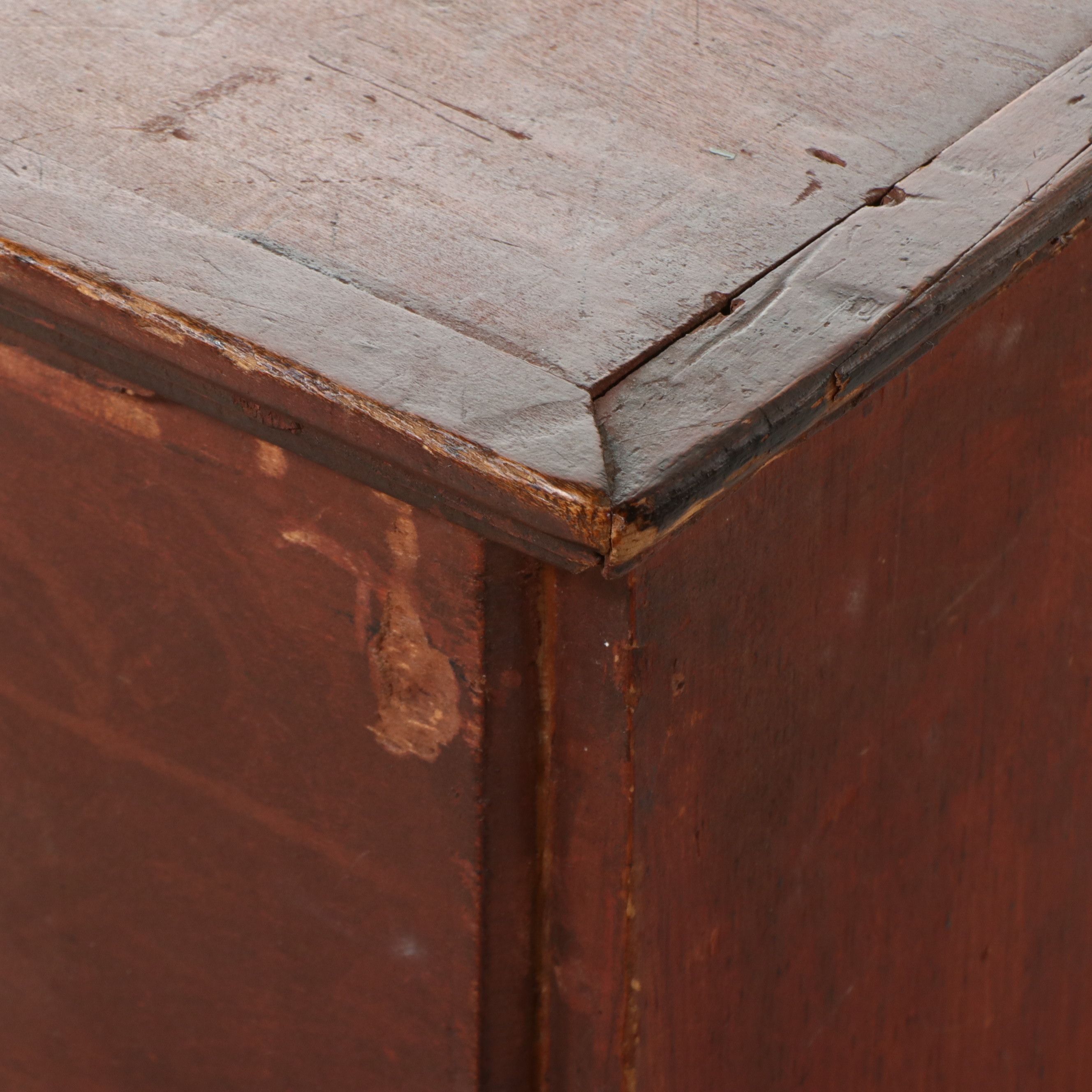 American Country Style Faux-Front Blanket Chest, Early to Mid-19th Century