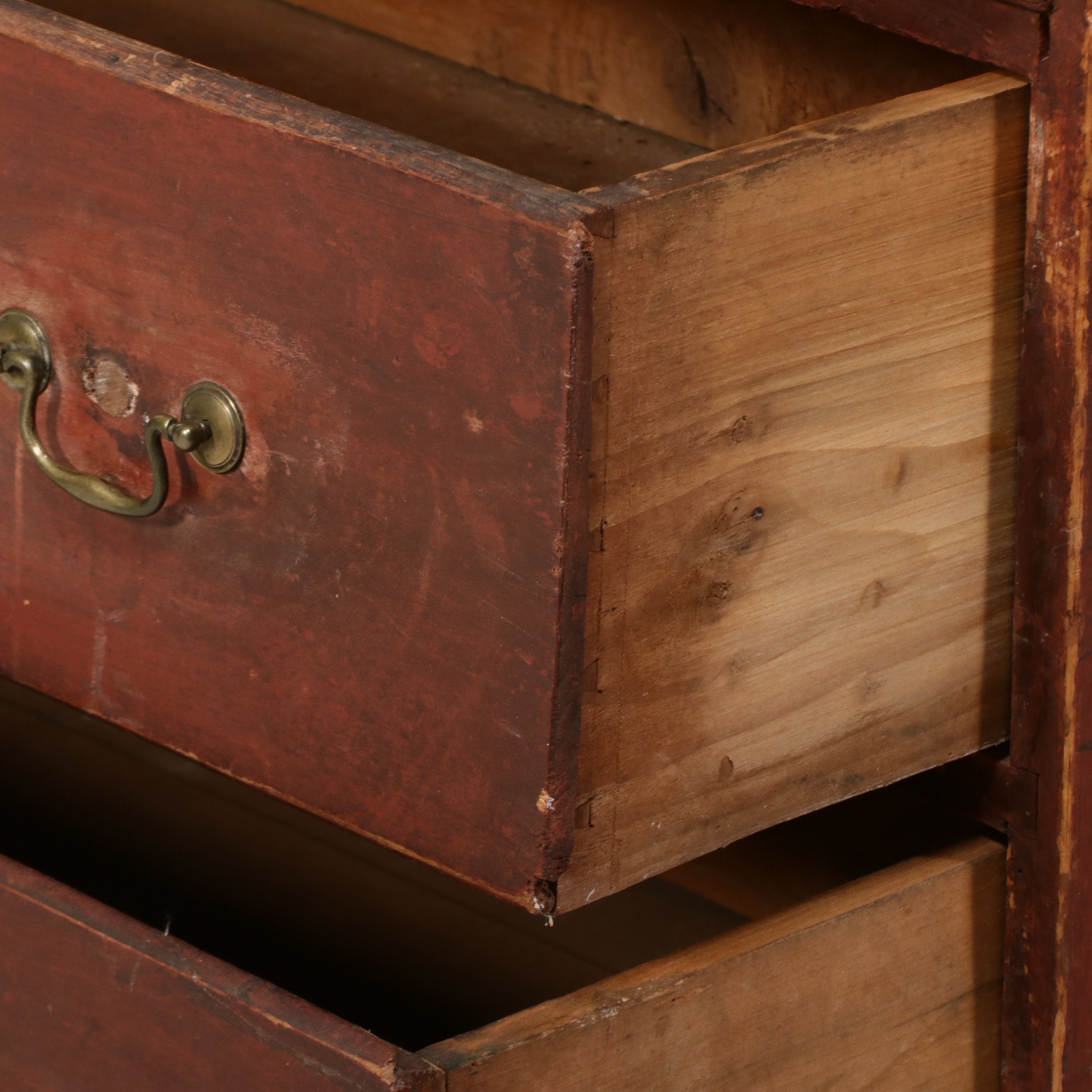 American Country Style Faux-Front Blanket Chest, Early to Mid-19th Century