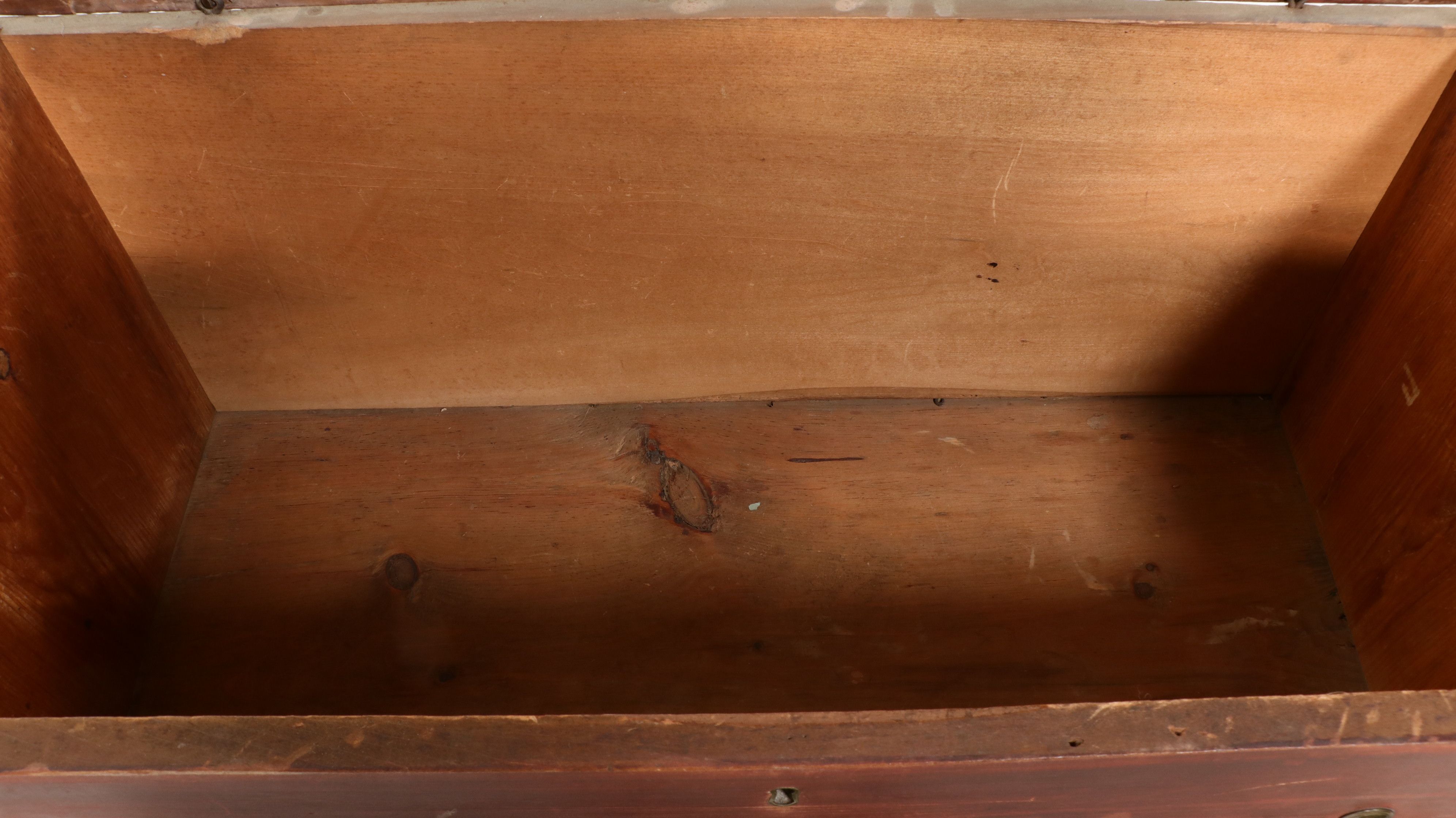 American Country Style Faux-Front Blanket Chest, Early to Mid-19th Century