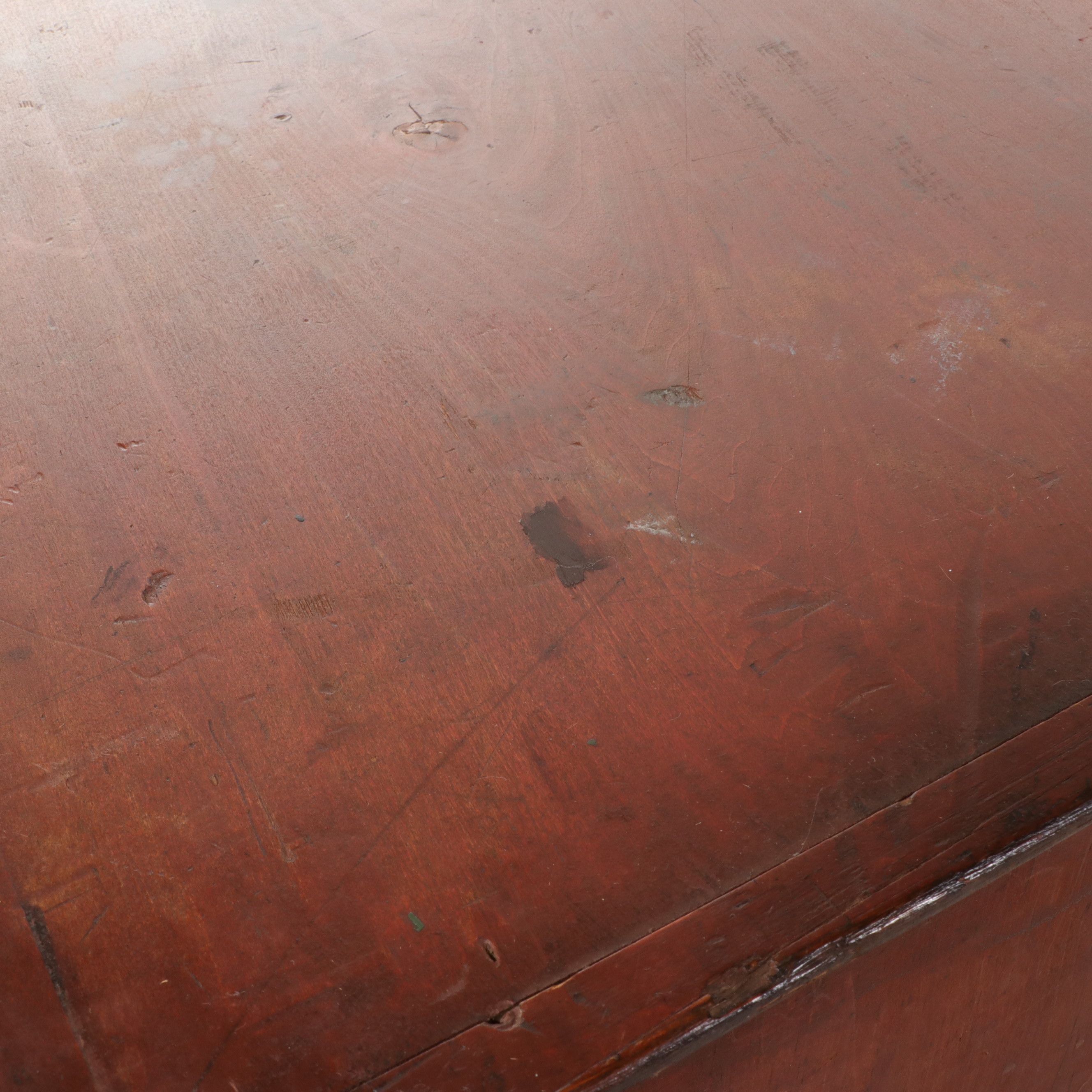 American Country Style Faux-Front Blanket Chest, Early to Mid-19th Century