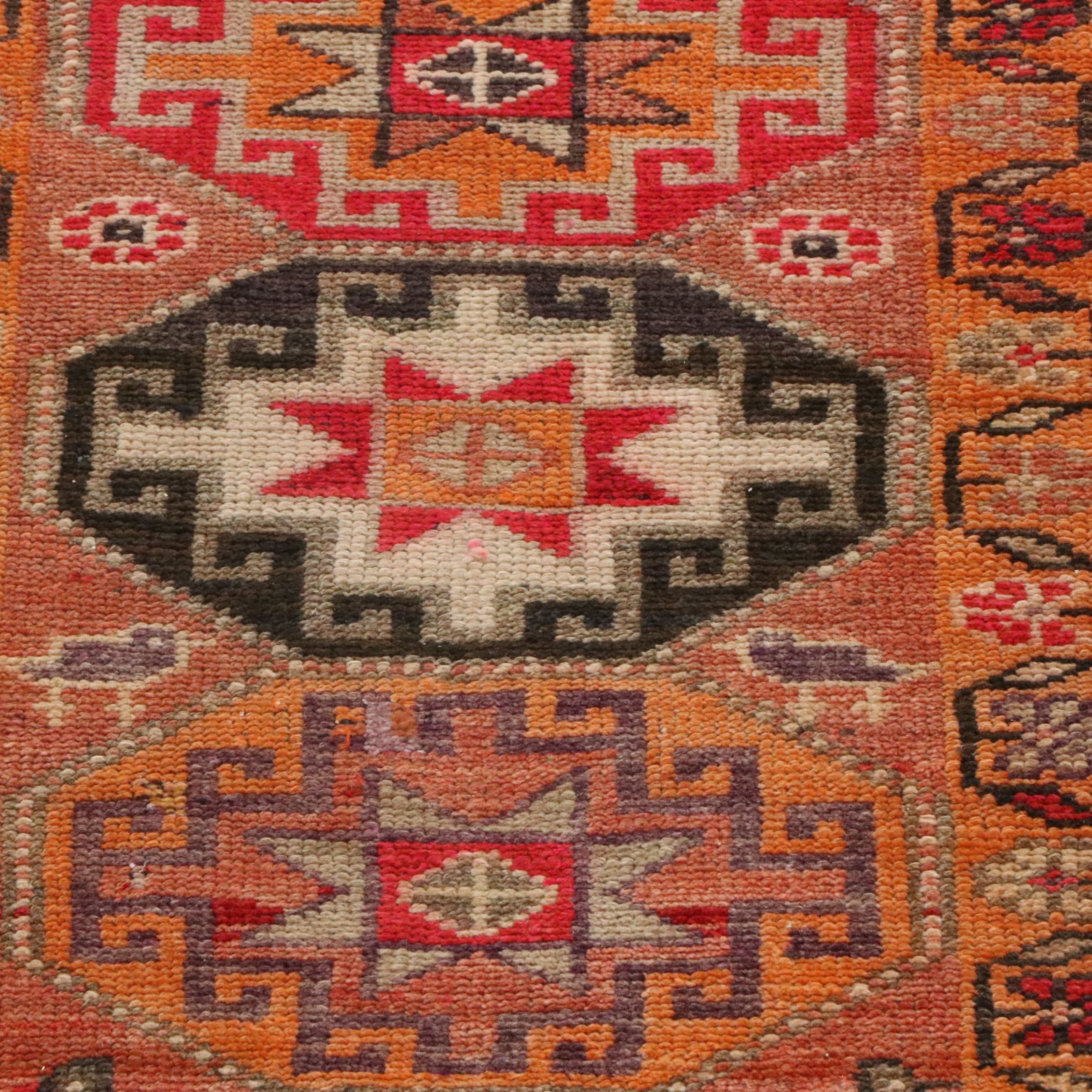 2'5 x 12' Hand-Knotted Turkish Anatolian Carpet Runner