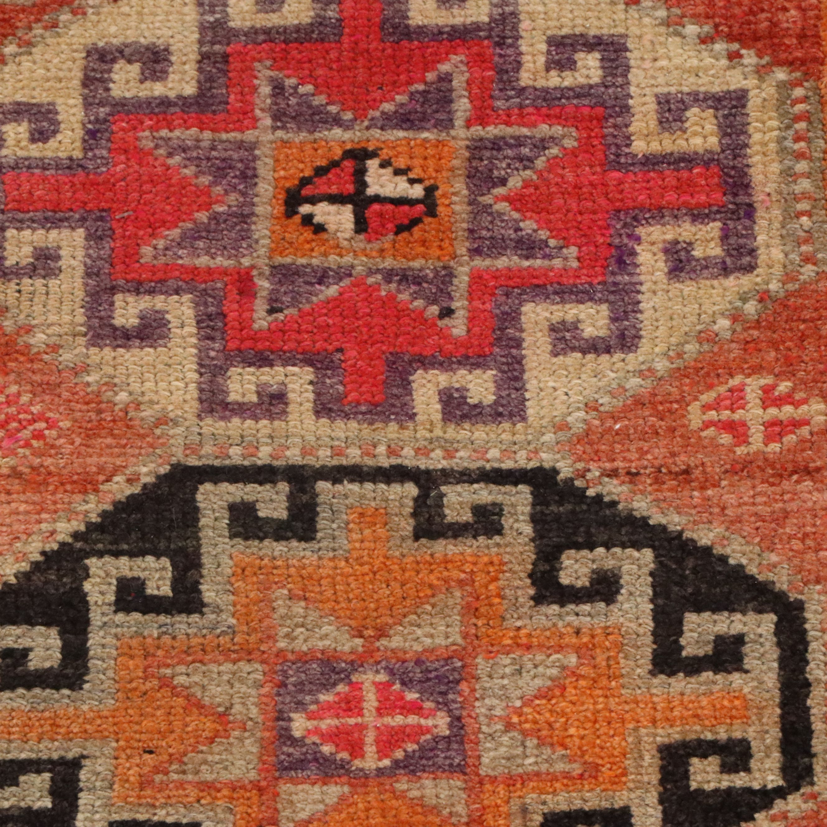2'5 x 12' Hand-Knotted Turkish Anatolian Carpet Runner
