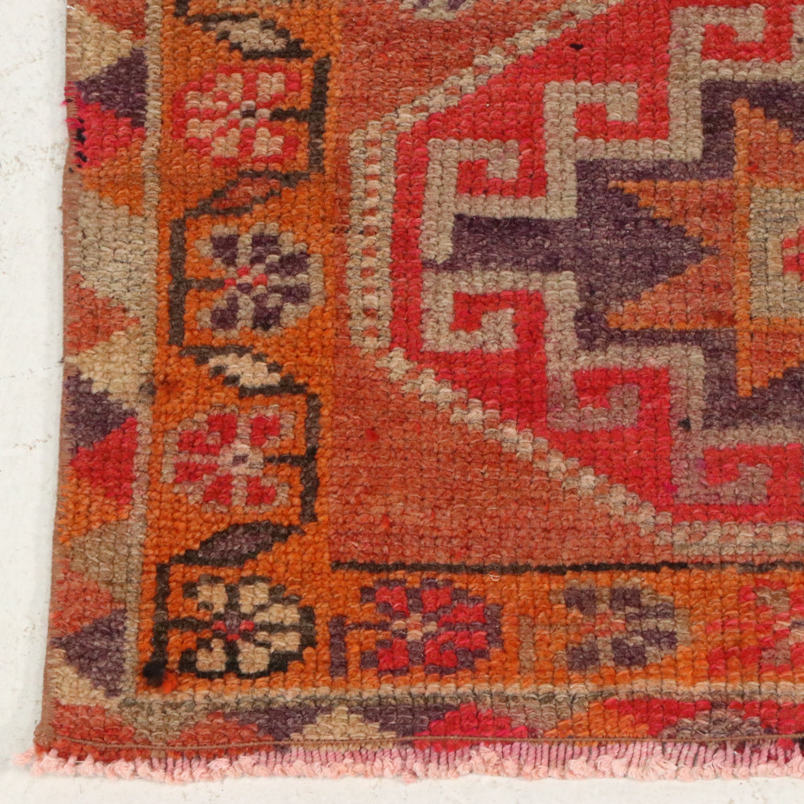 2'5 x 12' Hand-Knotted Turkish Anatolian Carpet Runner