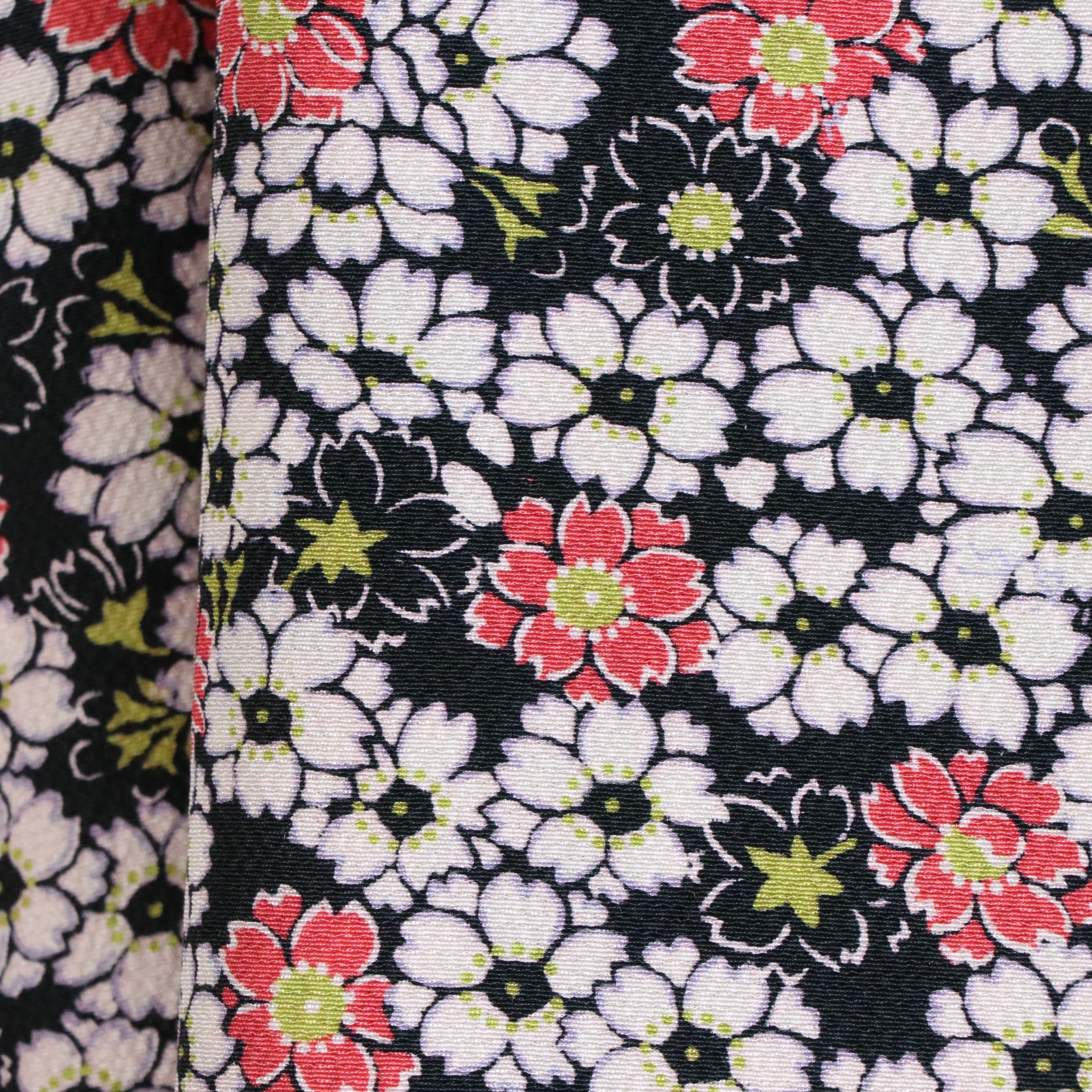 Japanese Red and All-Over Floral Kimonos