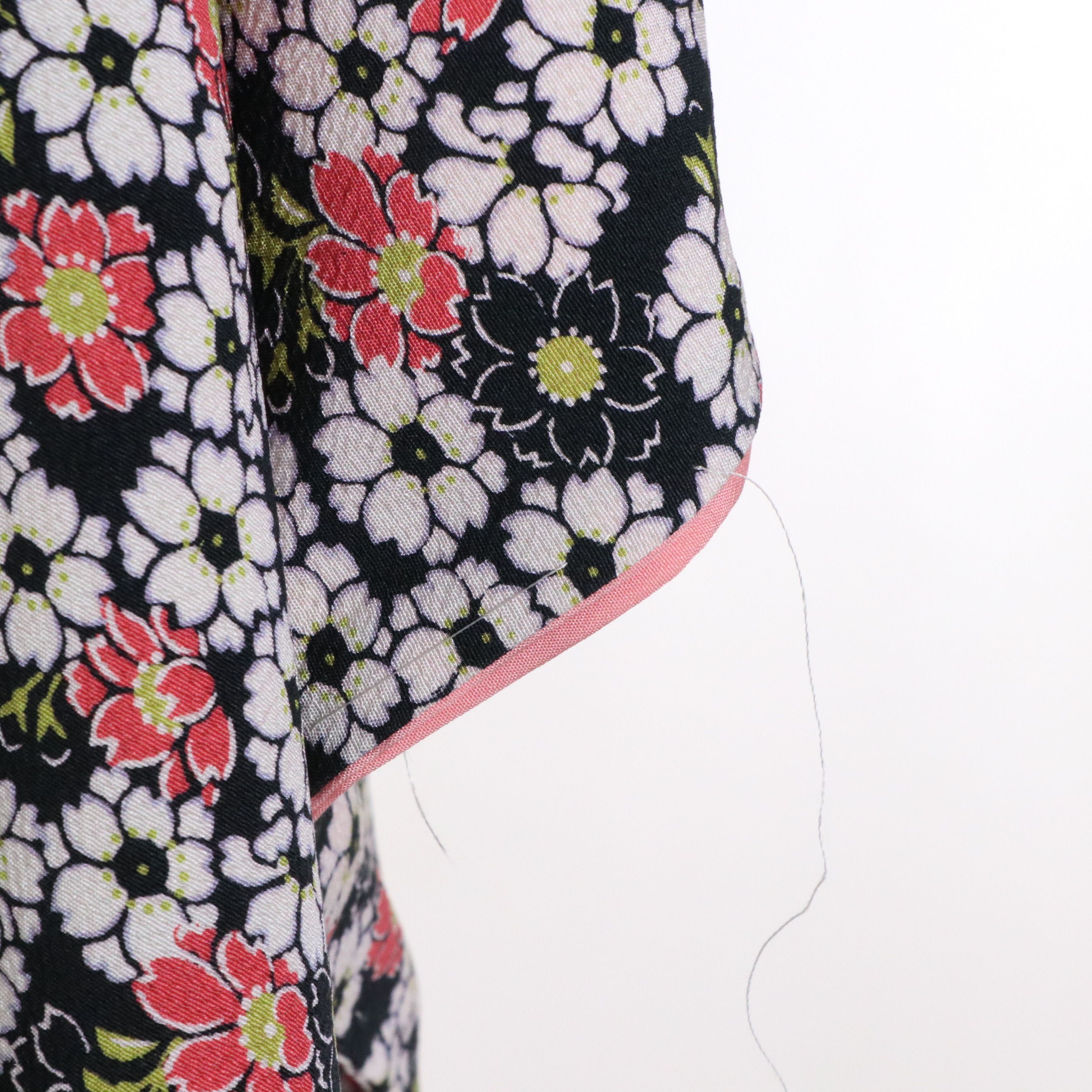 Japanese Red and All-Over Floral Kimonos