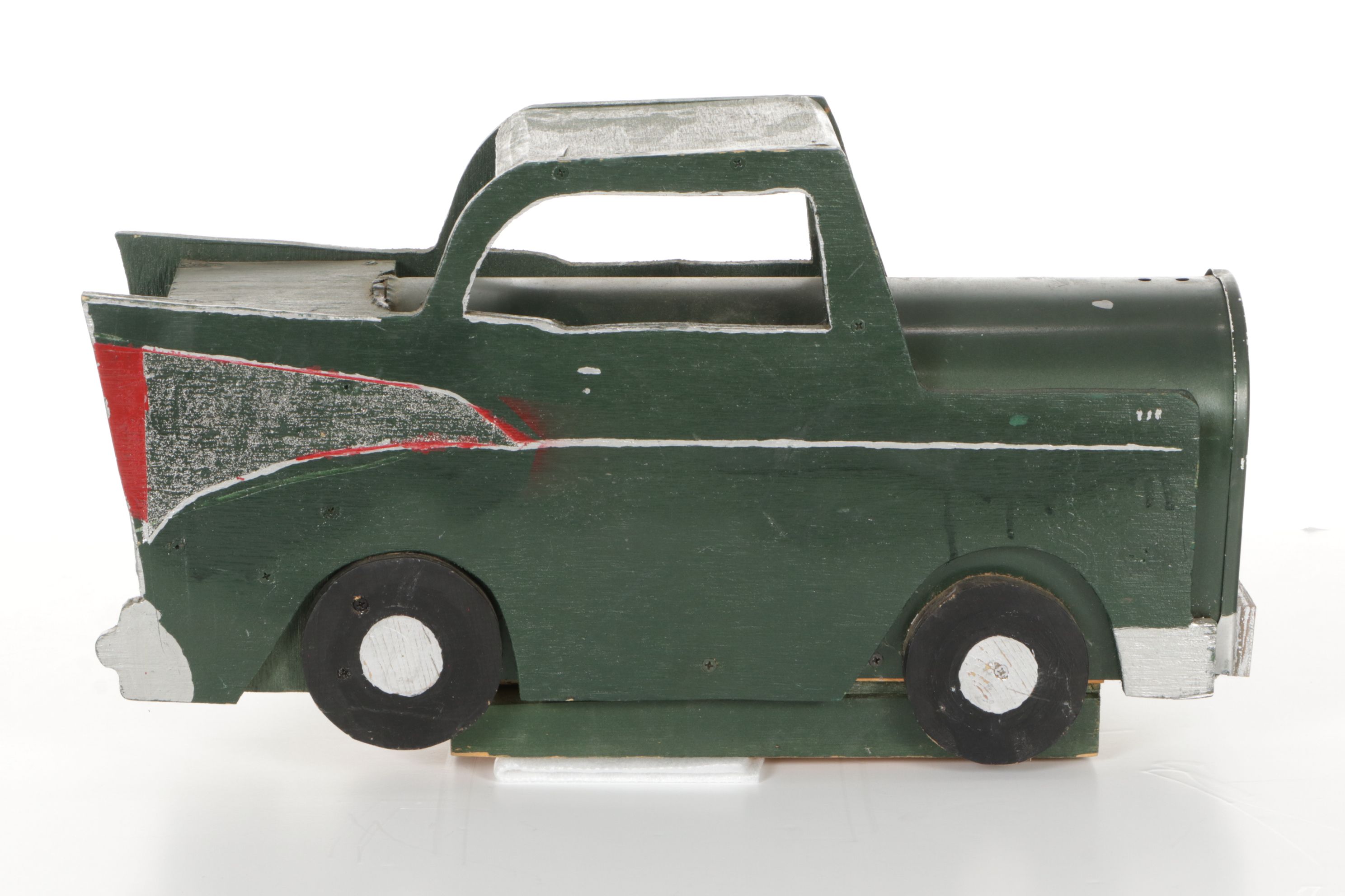 Hand-Crafted Car Mailbox