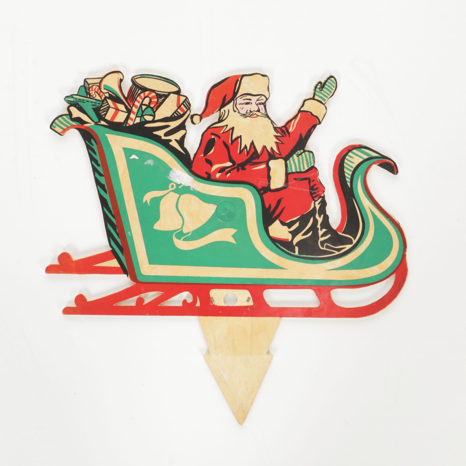 Santa Claus and His Reindeer Yard Decorations