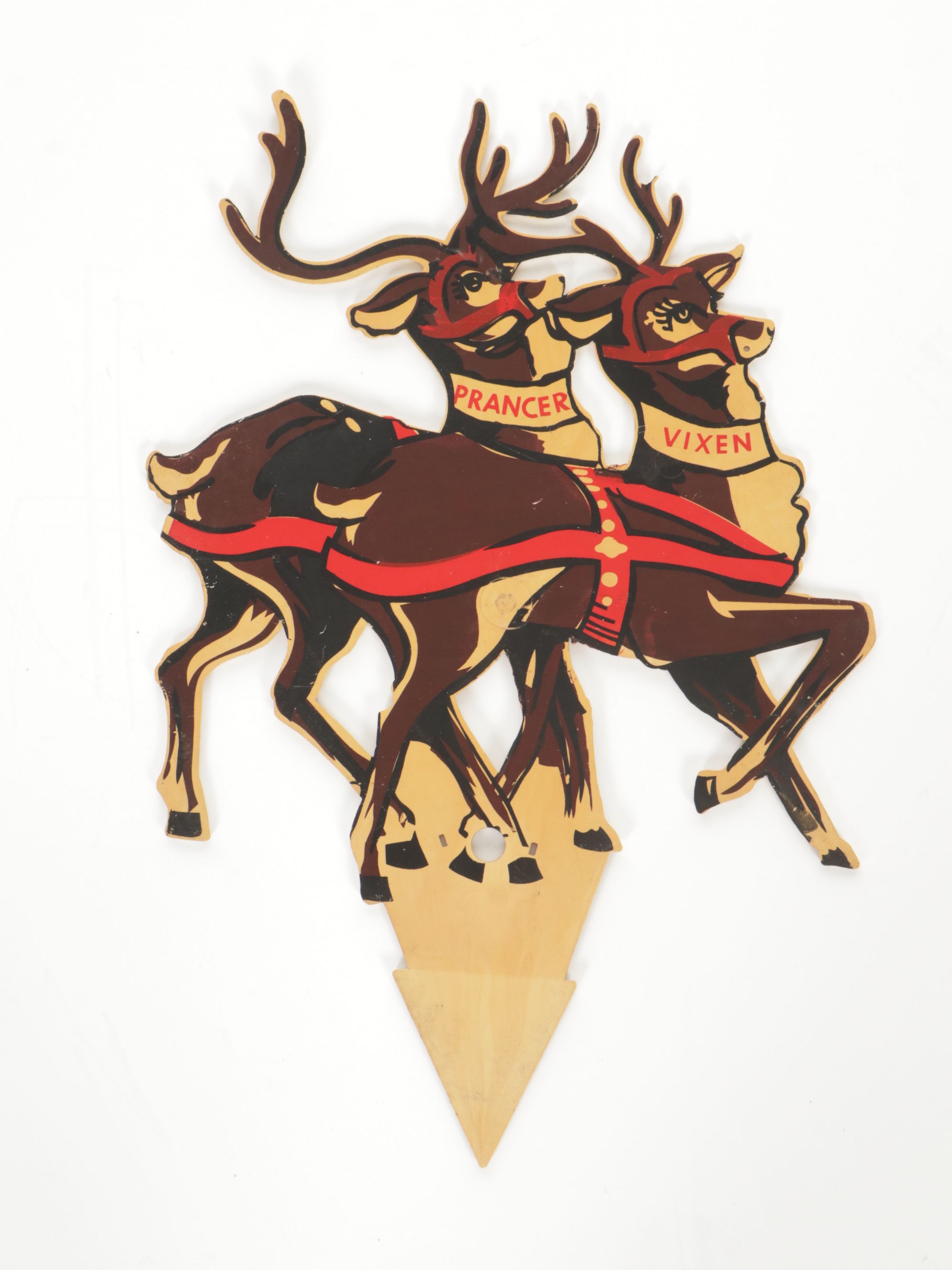 Santa Claus and His Reindeer Yard Decorations