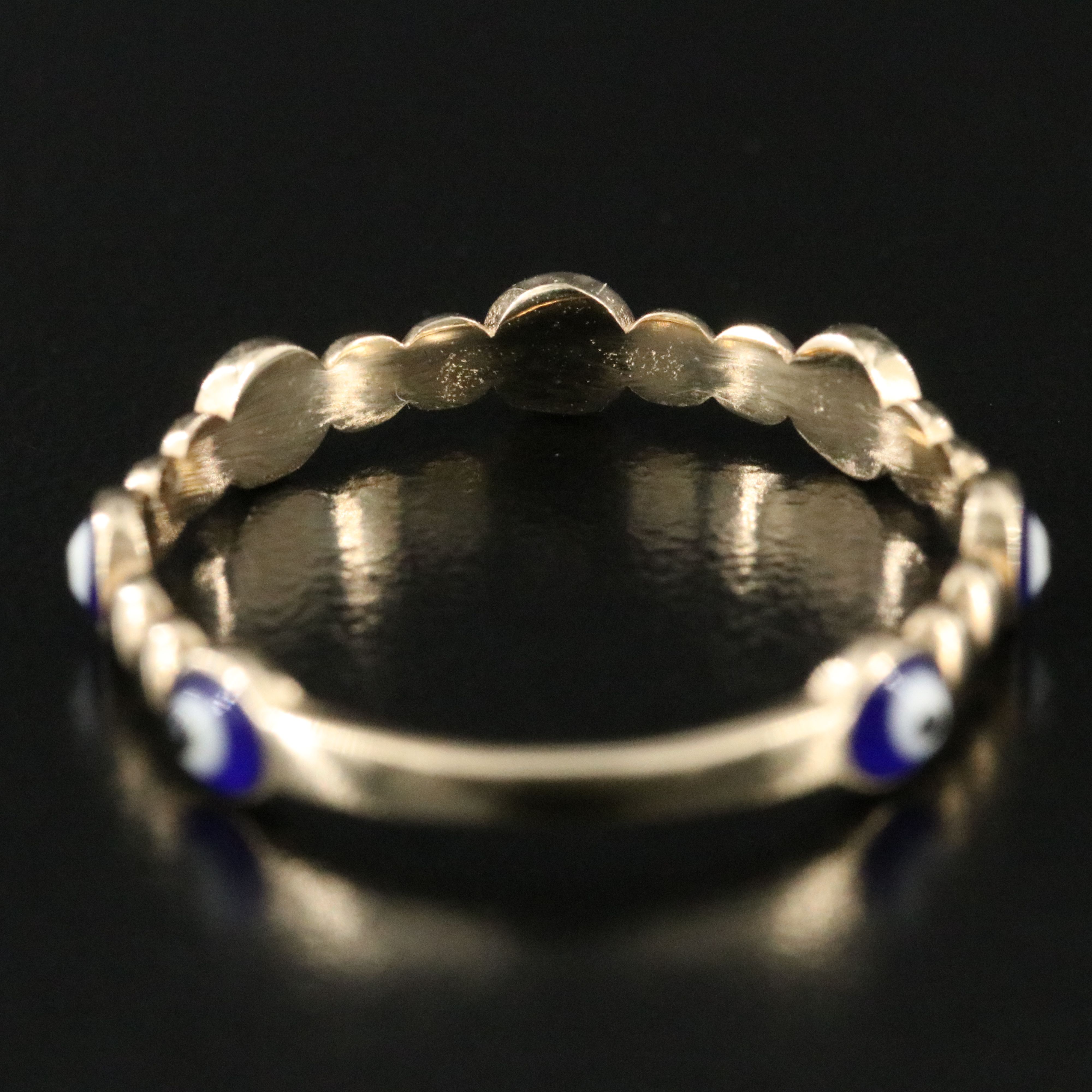 14K Evil Eye Ring