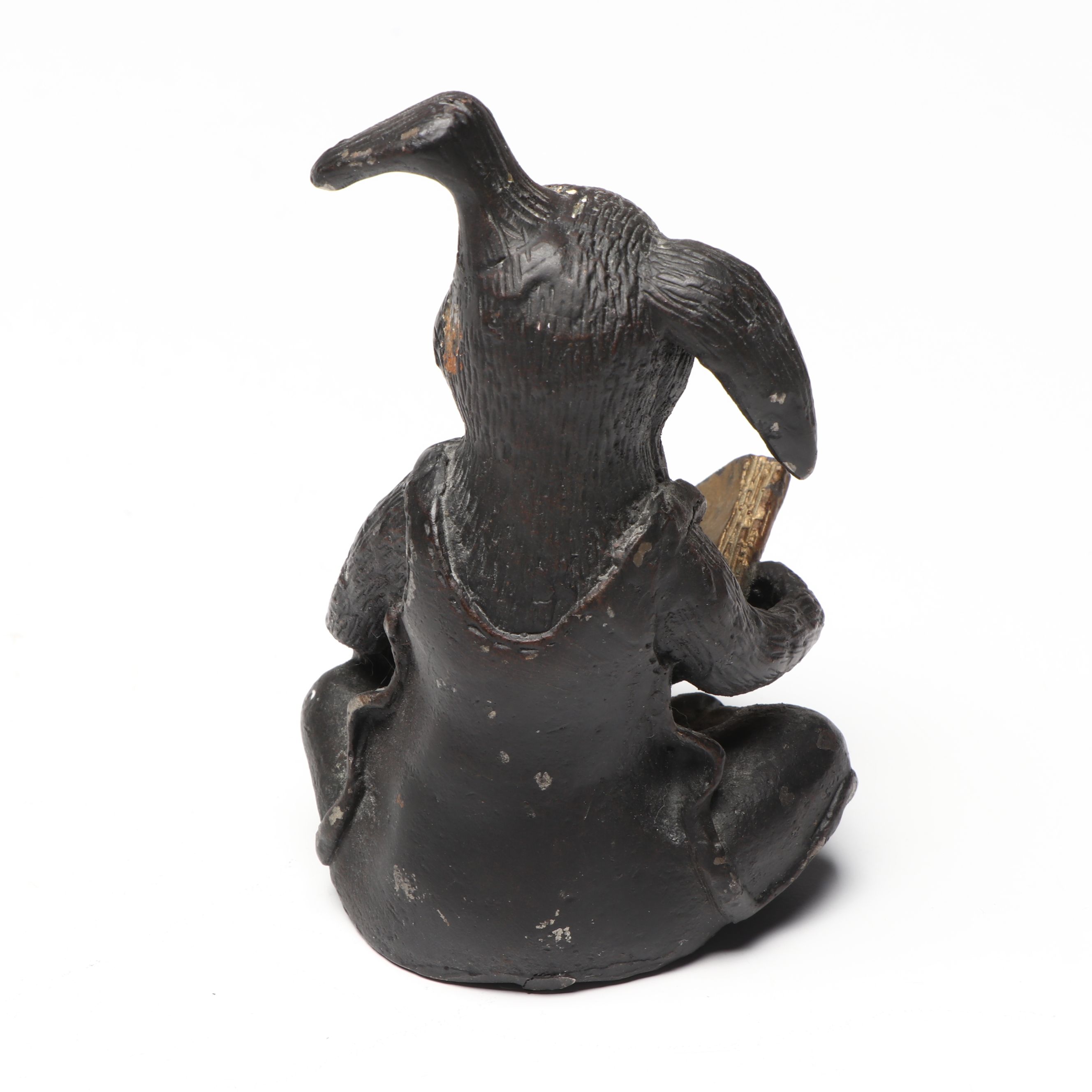 Andrea by Sadek Cast Iron Reading Bunny Paperweights