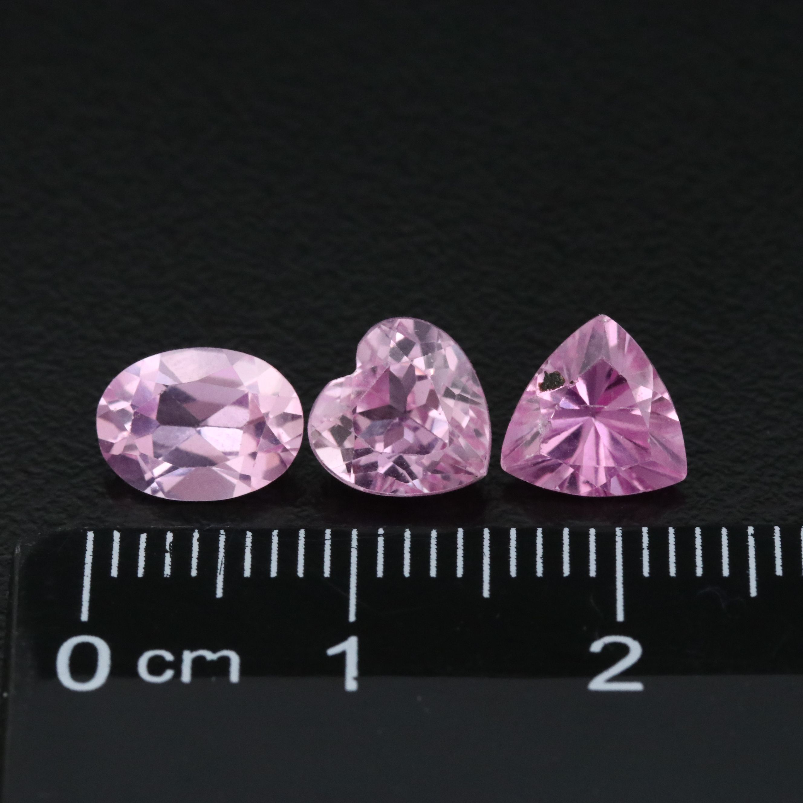 Loose 4.53 CTW Lab Grown Pink Sapphires