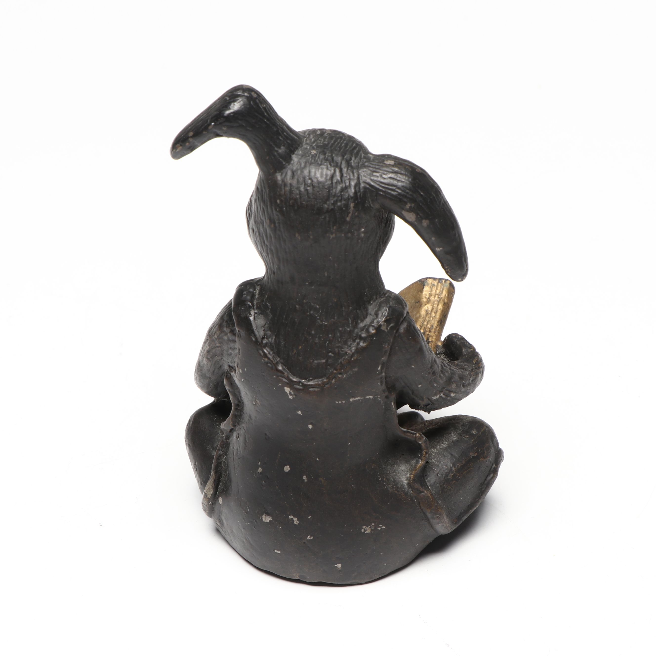 Andrea by Sadek Cast Iron Reading Bunny Paperweights