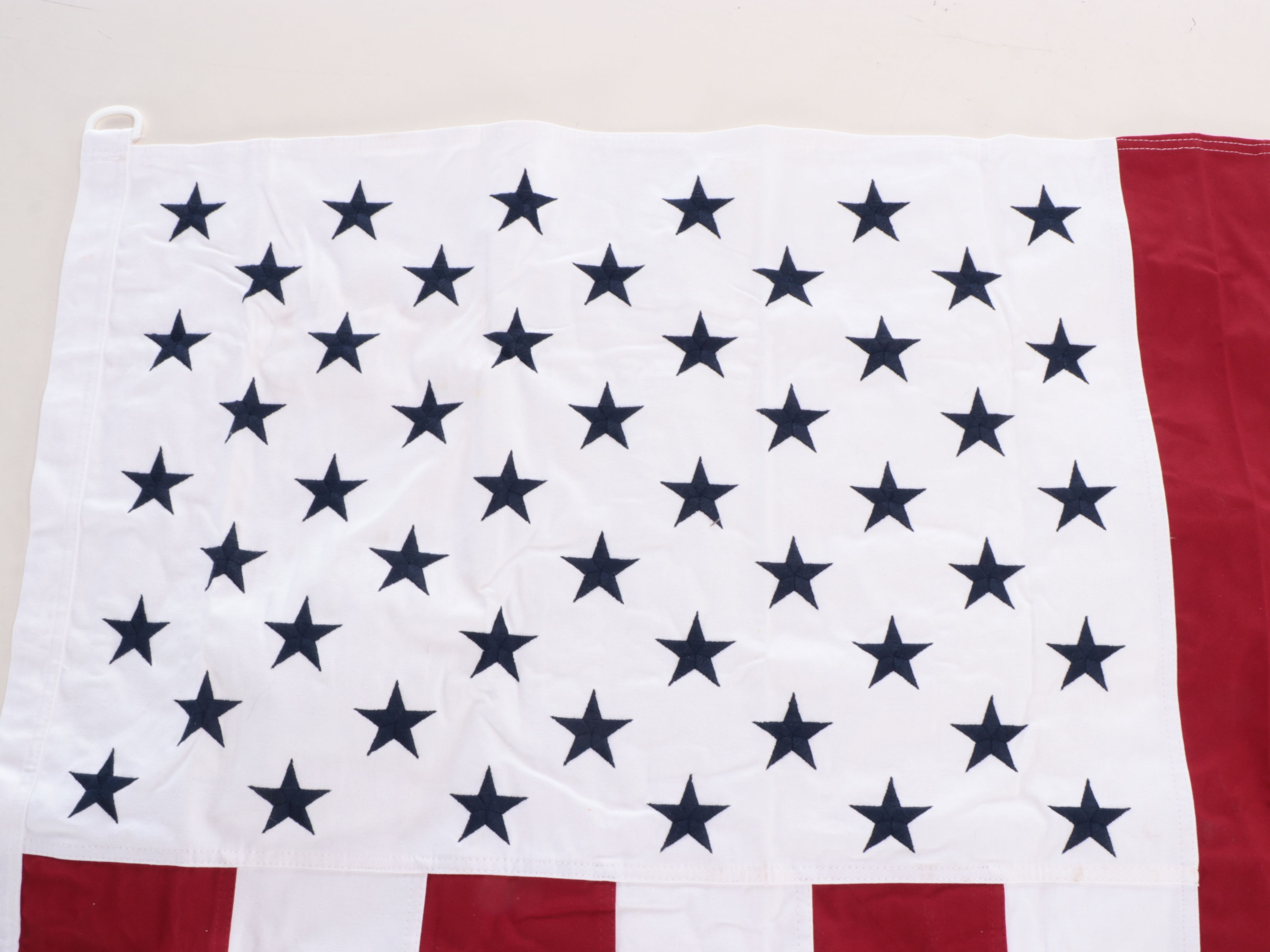 U.S. 50-Star Civil Peace Flag with Horseshoe