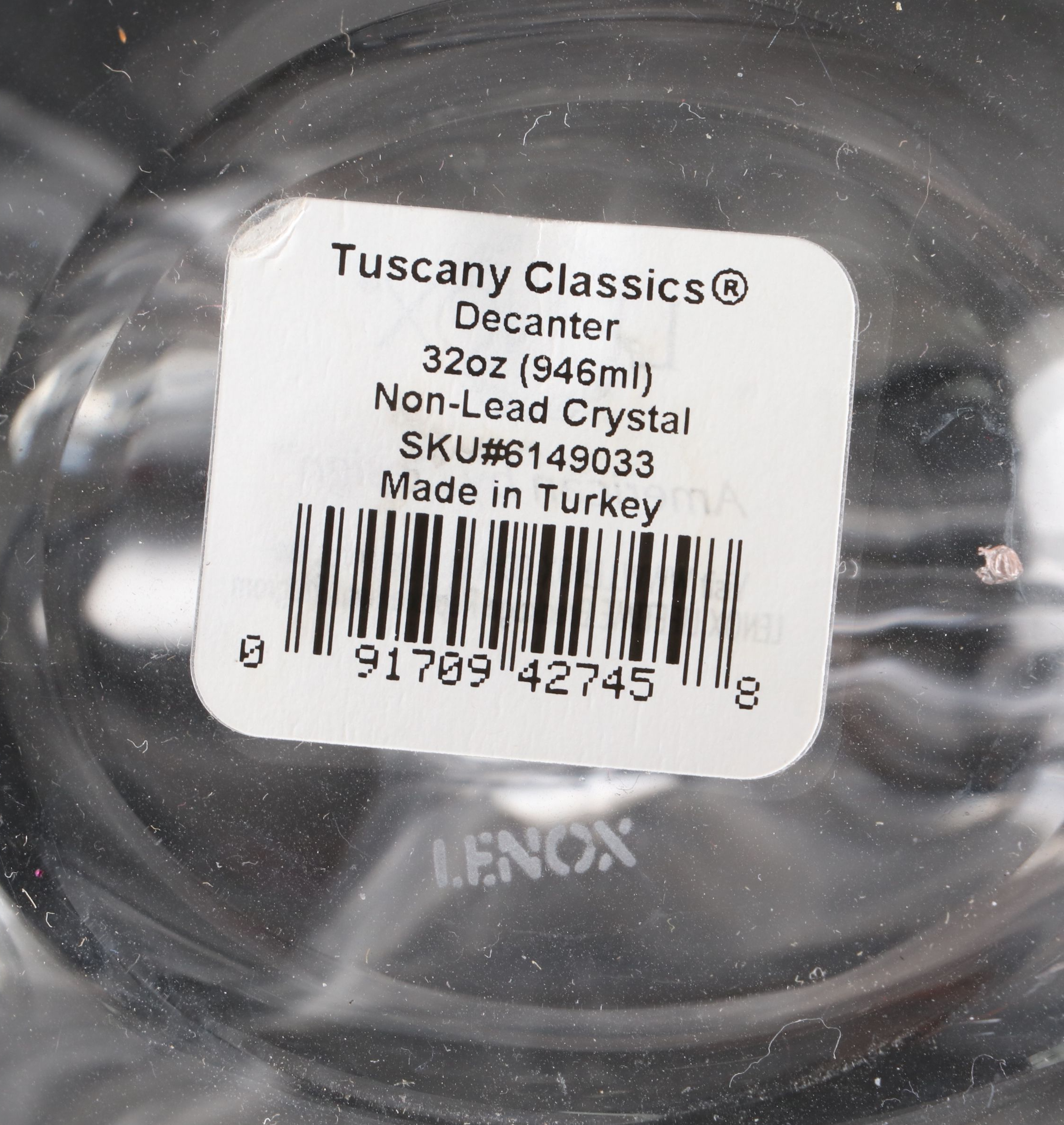 Lenox "Tuscany Classics" Modern Pierced Decanters with Crystal Charms